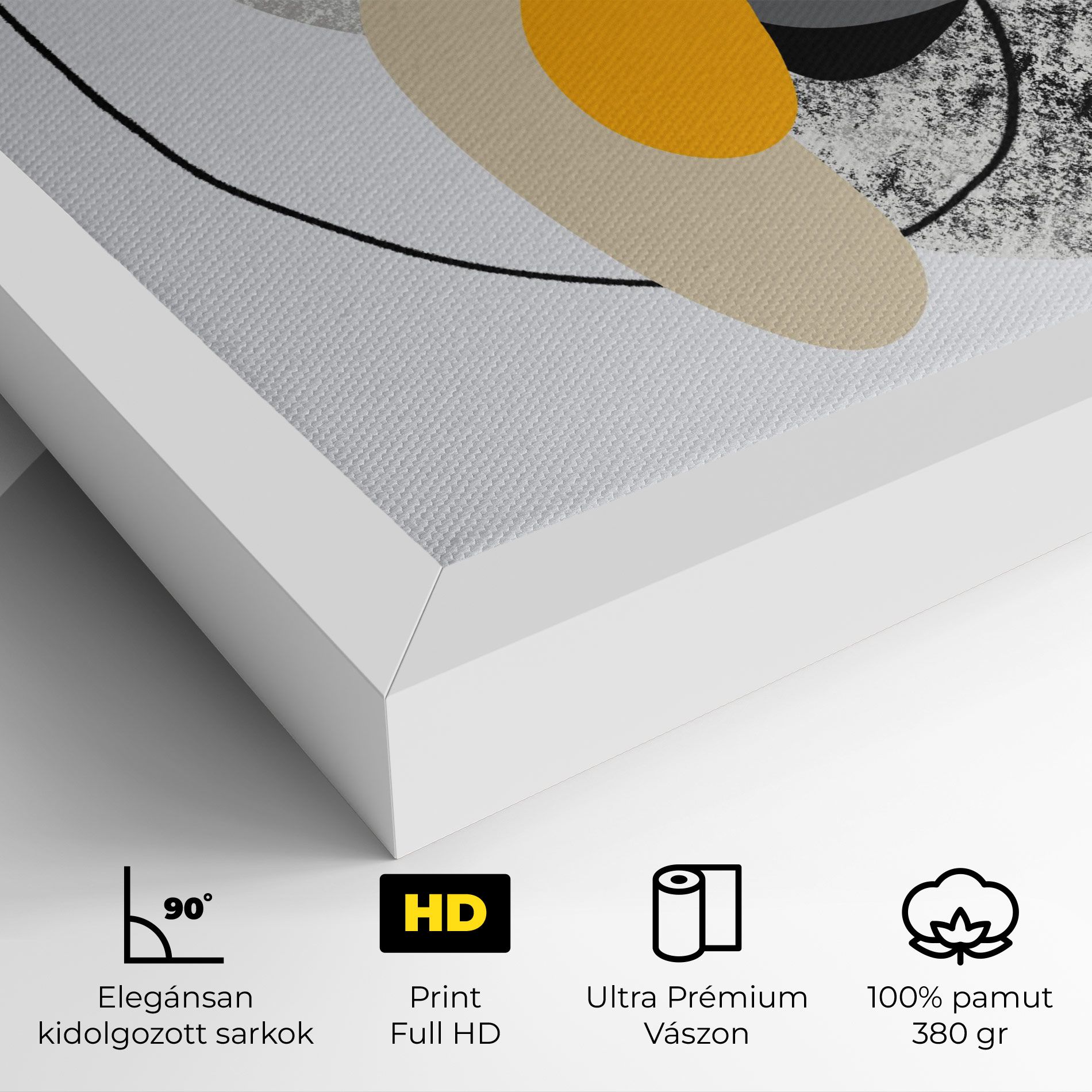 Grey Orange Shape mockup 4