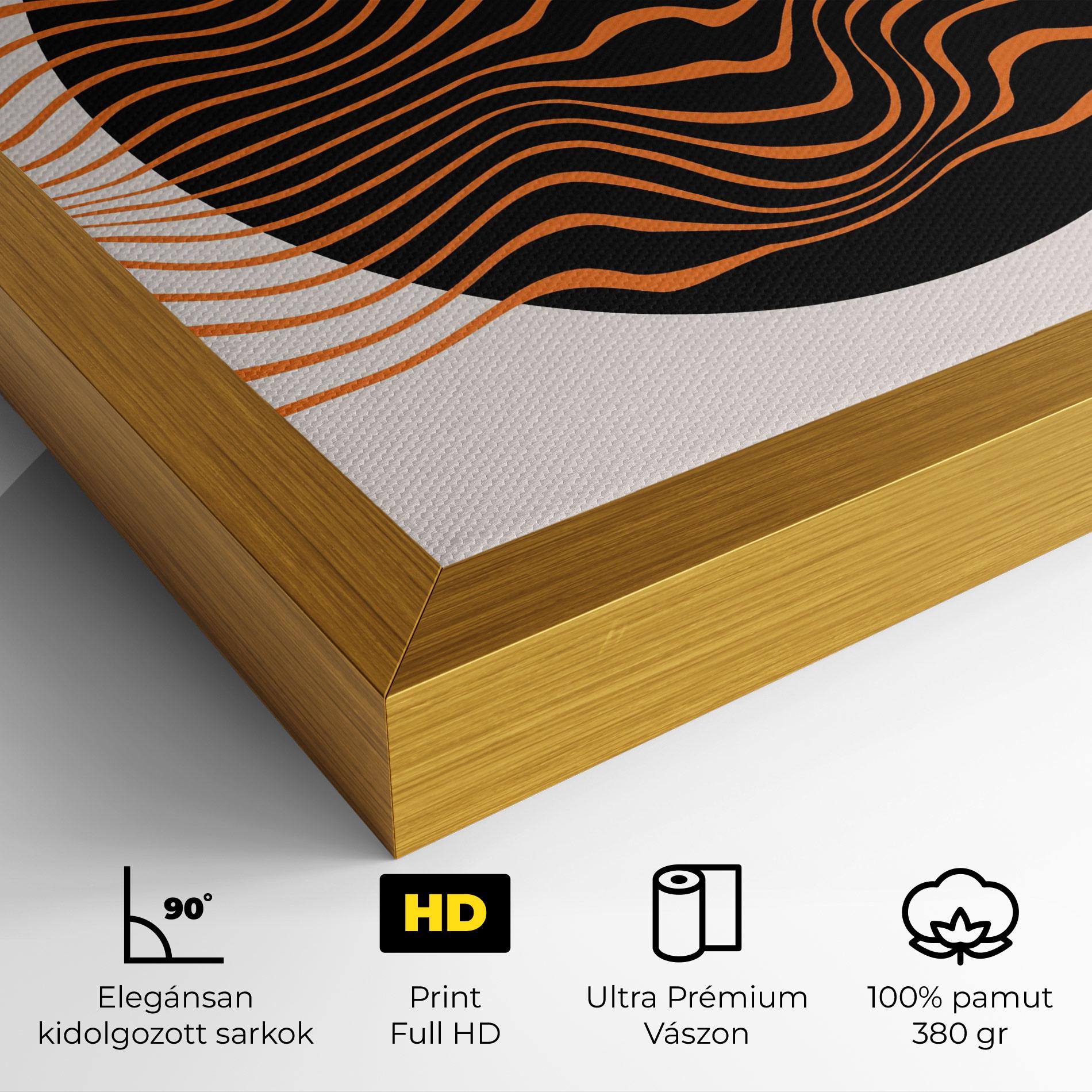 Vászonkép Black Circle mockup 4