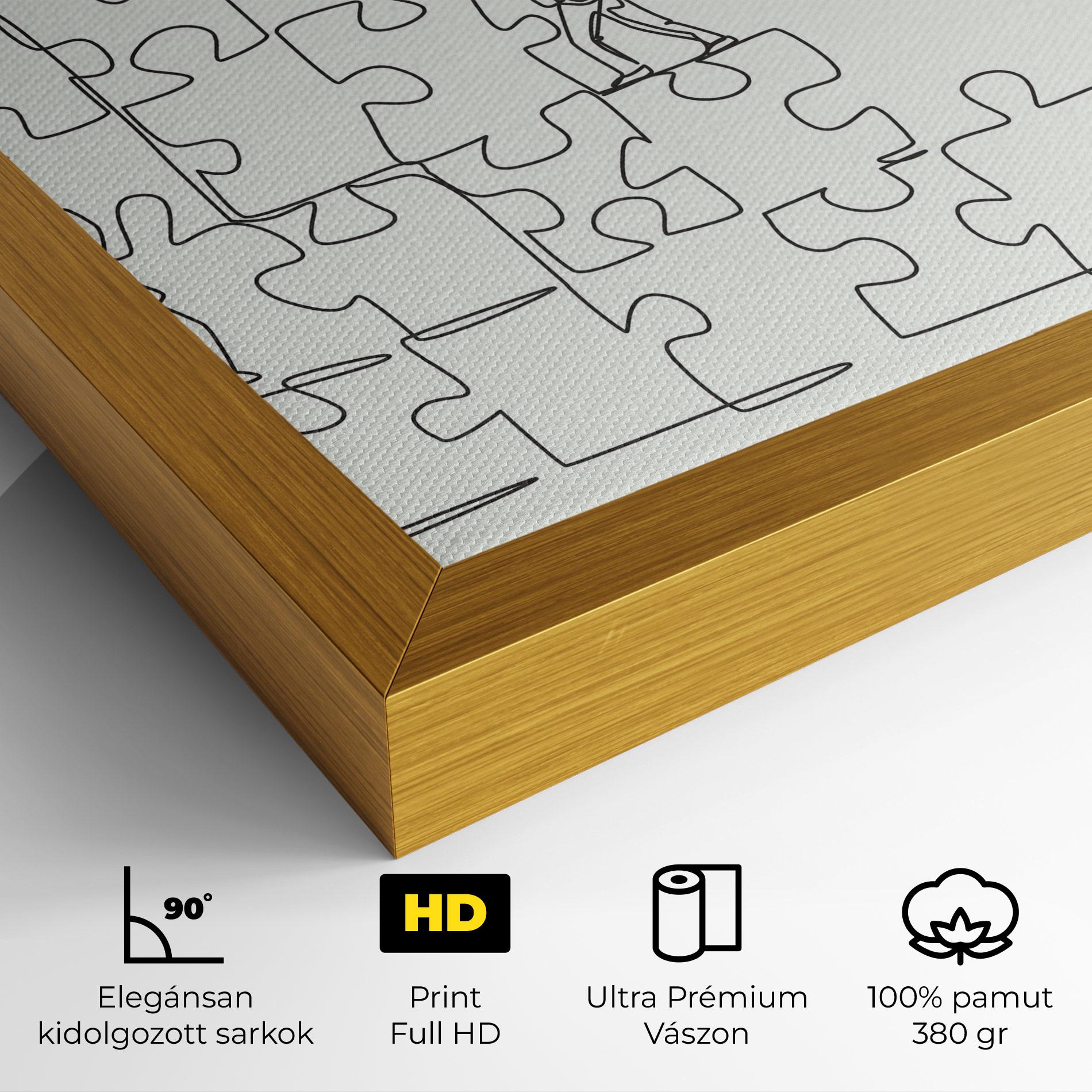 Vászonkép Businessman Up mockup 4