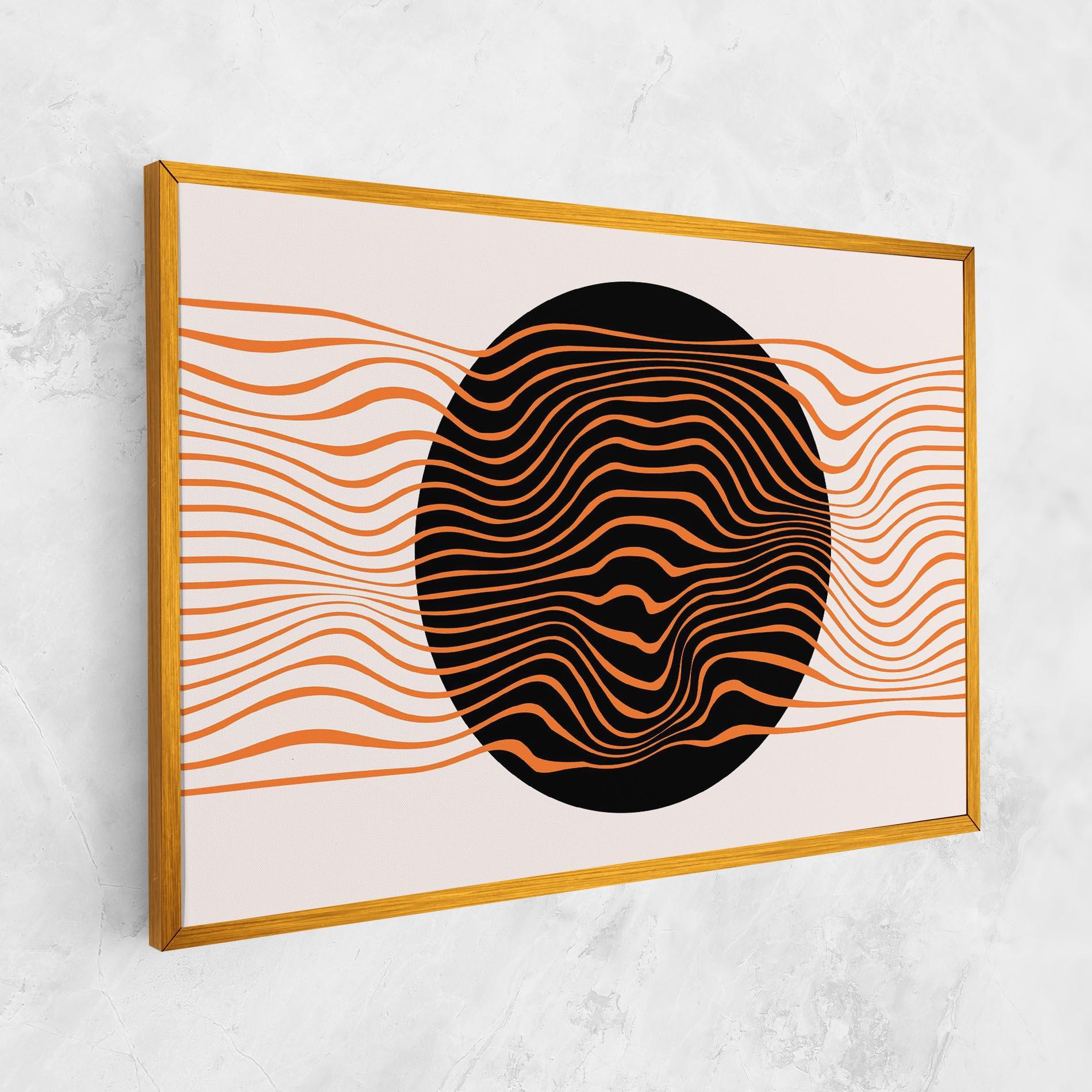 Vászonkép Black Circle mockup 1