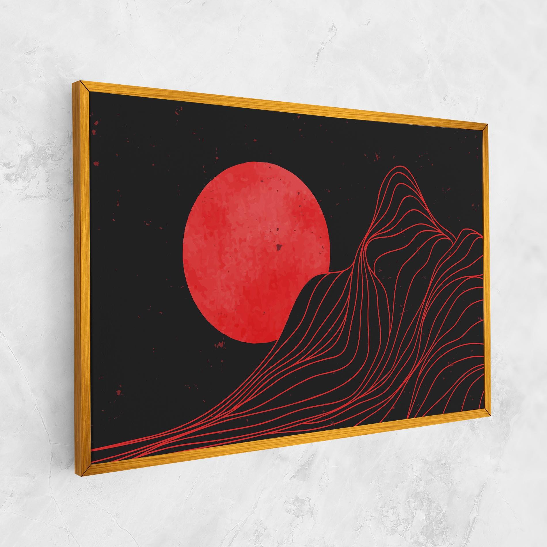 Vászonkép Bloody Moon mockup 1