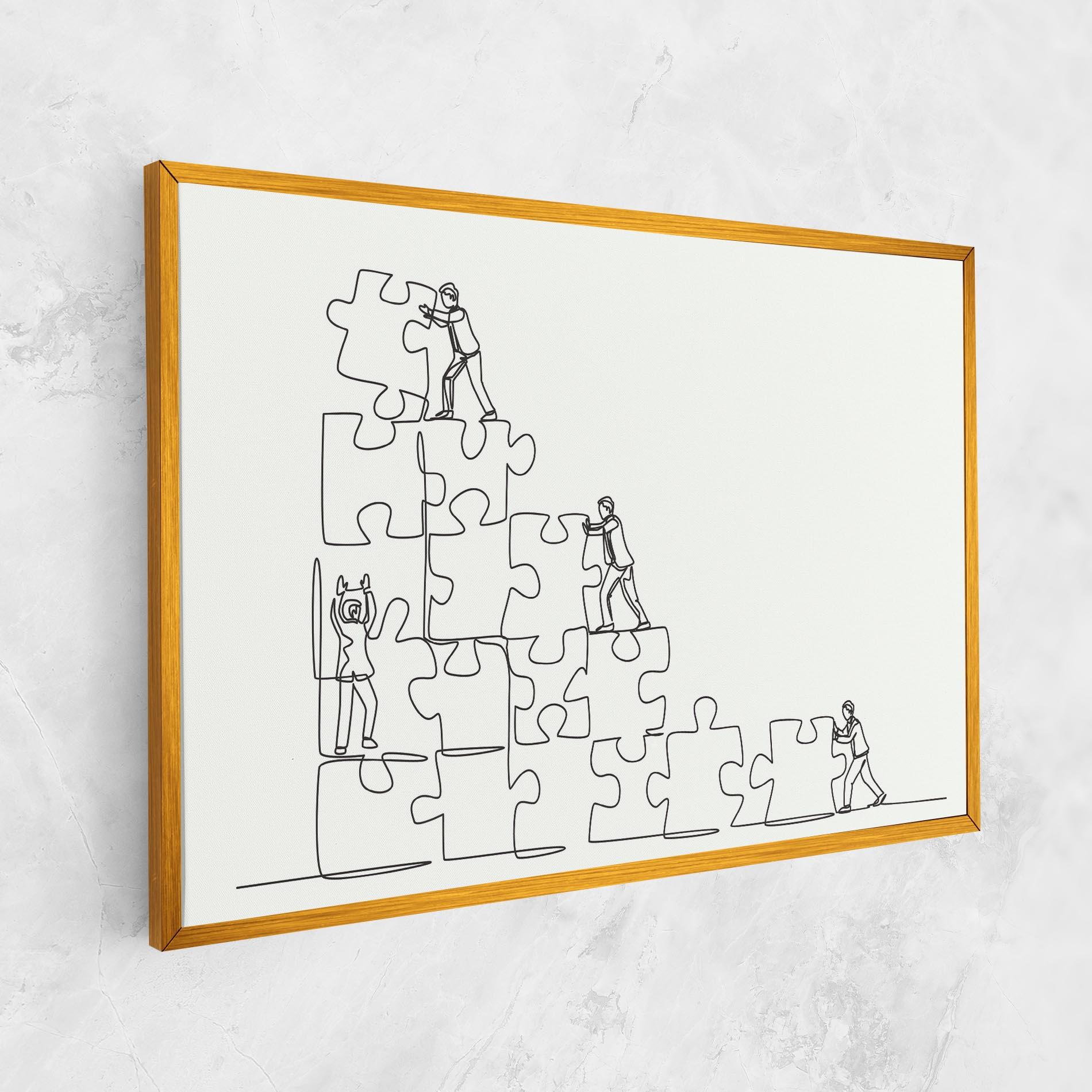 Vászonkép Businessman Up mockup 1