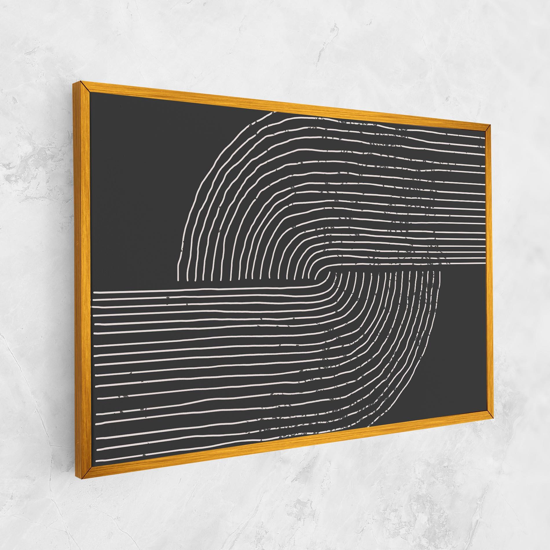 Vászonkép Minimalist Circle mockup 1