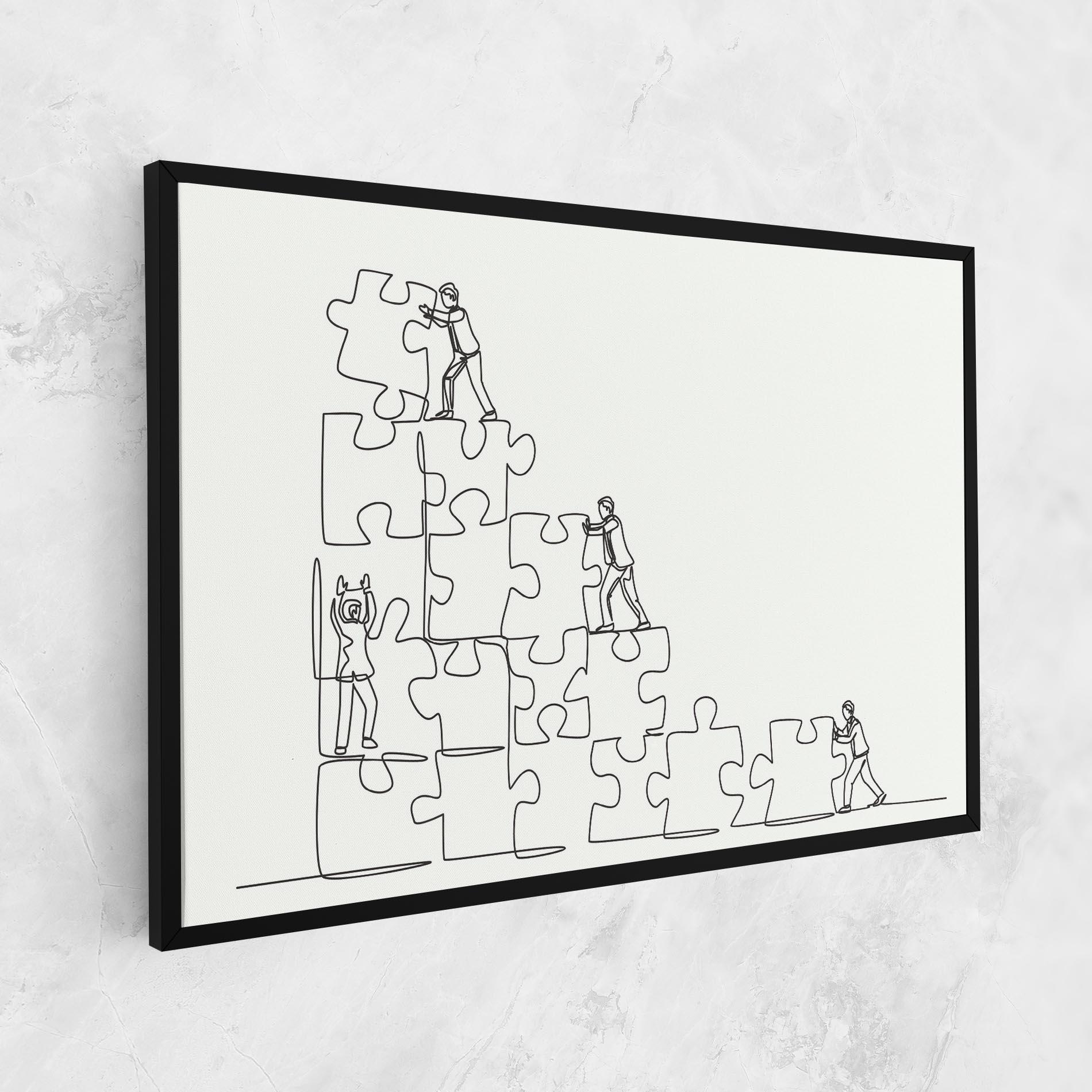 Vászonkép Businessman Up mockup 1