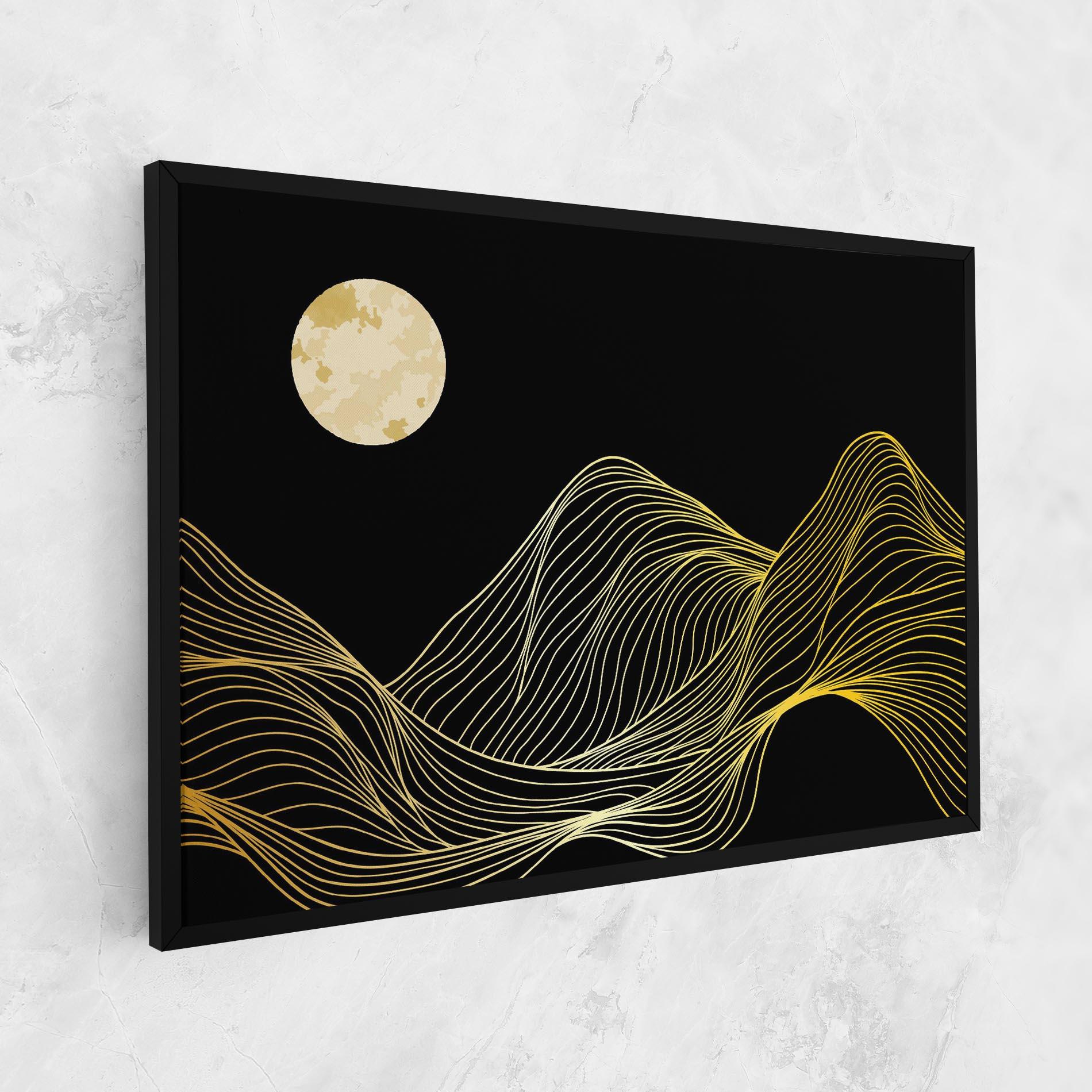 Vászonkép Gold Moon mockup 1