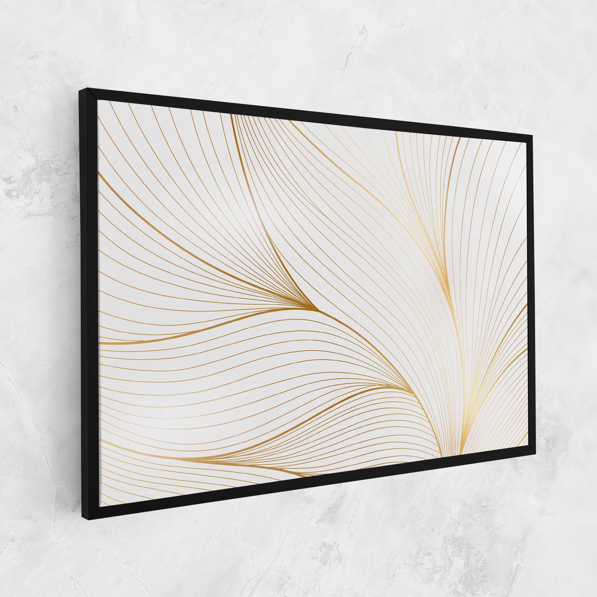 Vászonkép Gold Wave mockup 1