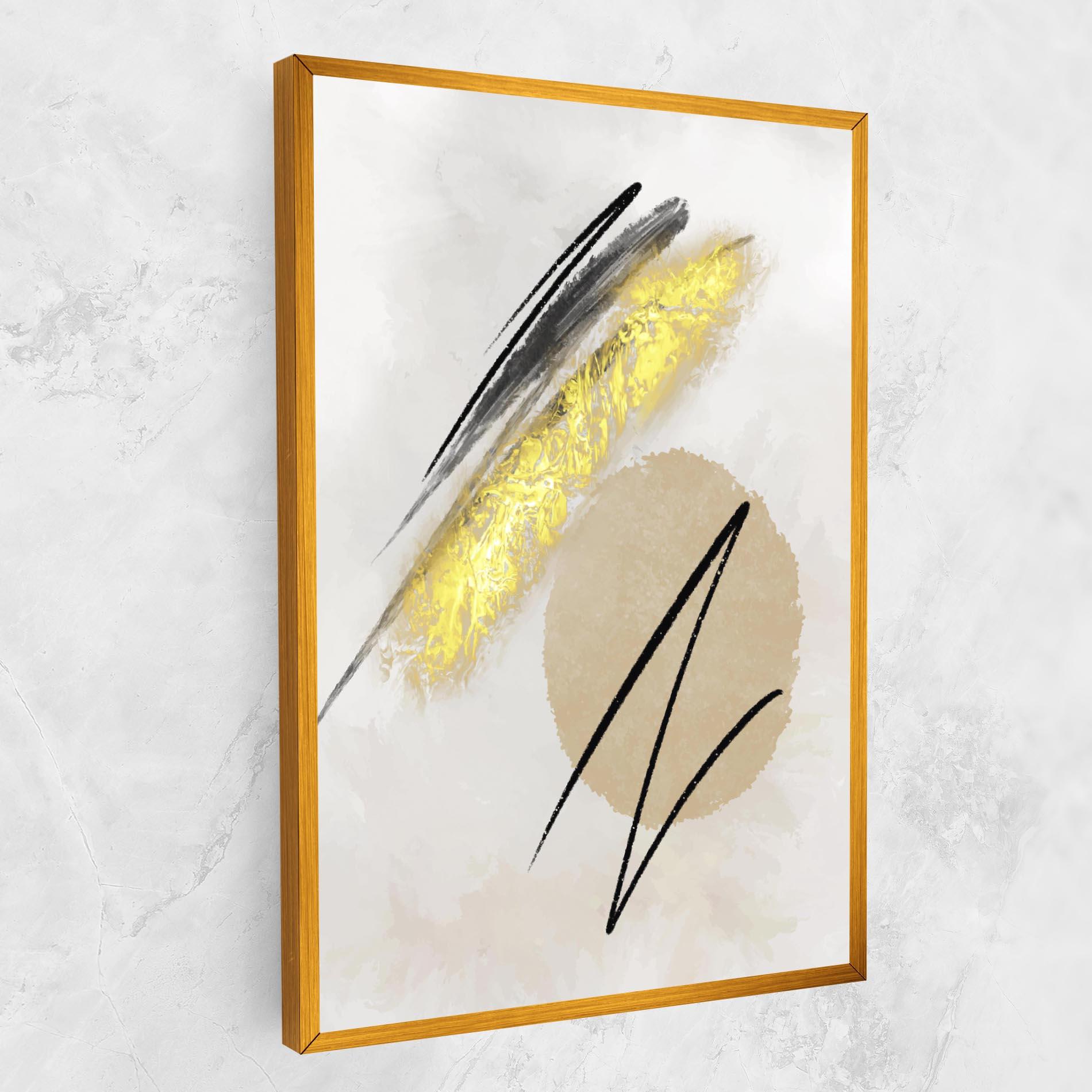 Vászonkép Gold Brush mockup 1