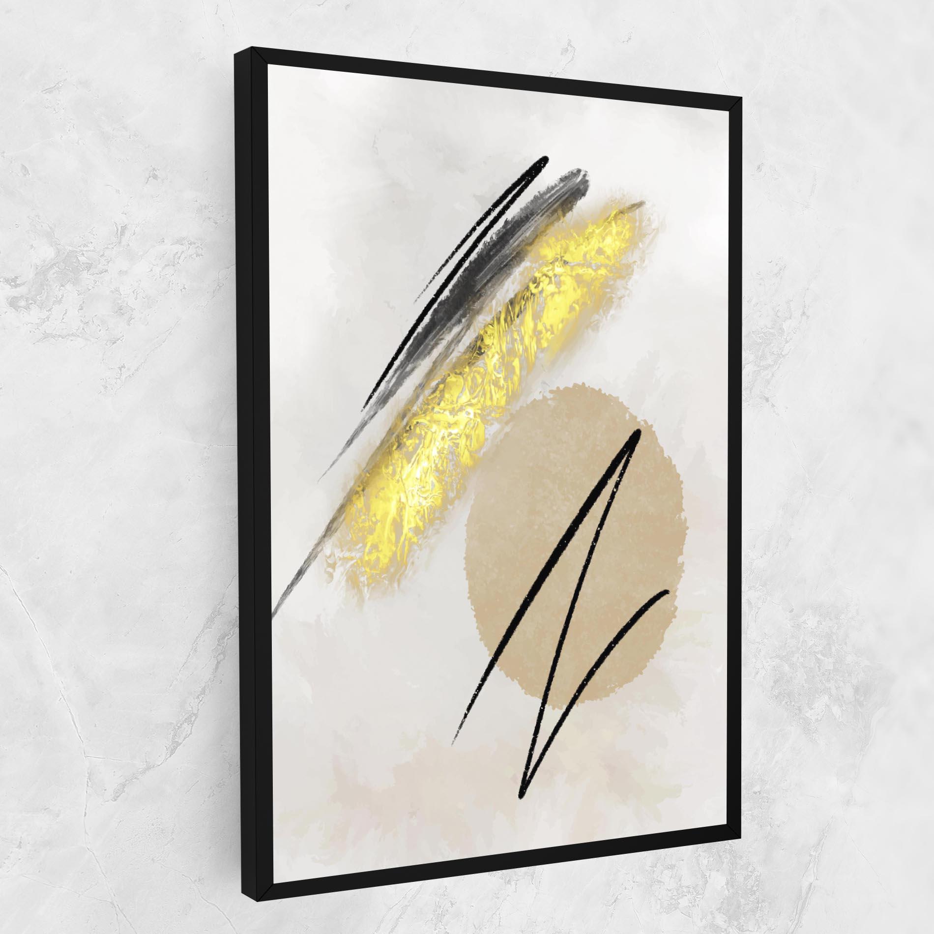 Vászonkép Gold Brush mockup 1