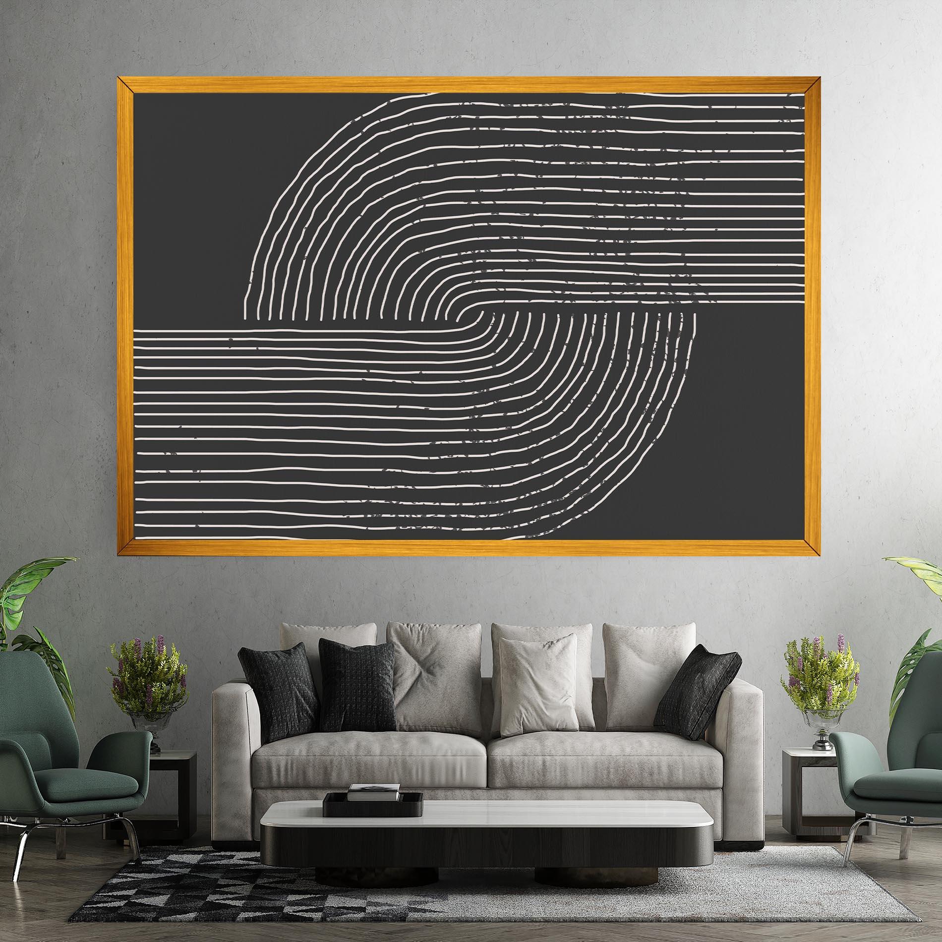 Vászonkép Minimalist Circle mockup 7