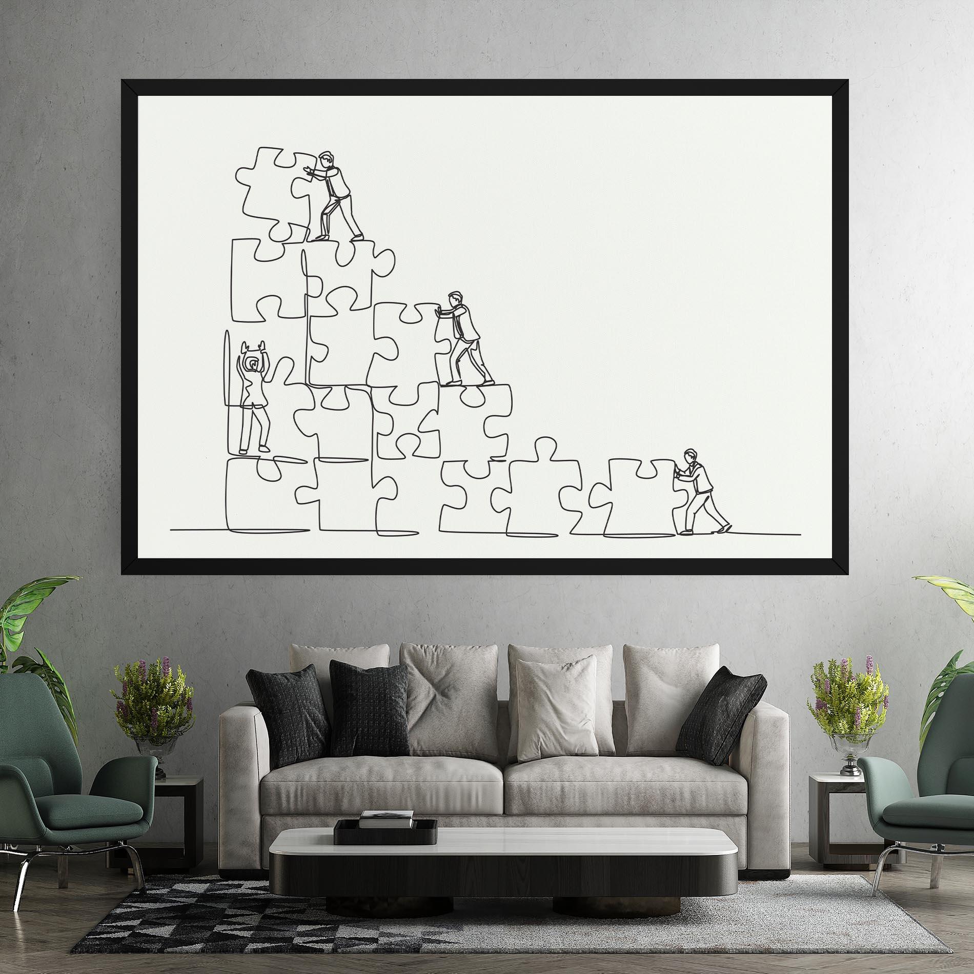 Vászonkép Businessman Up mockup 7