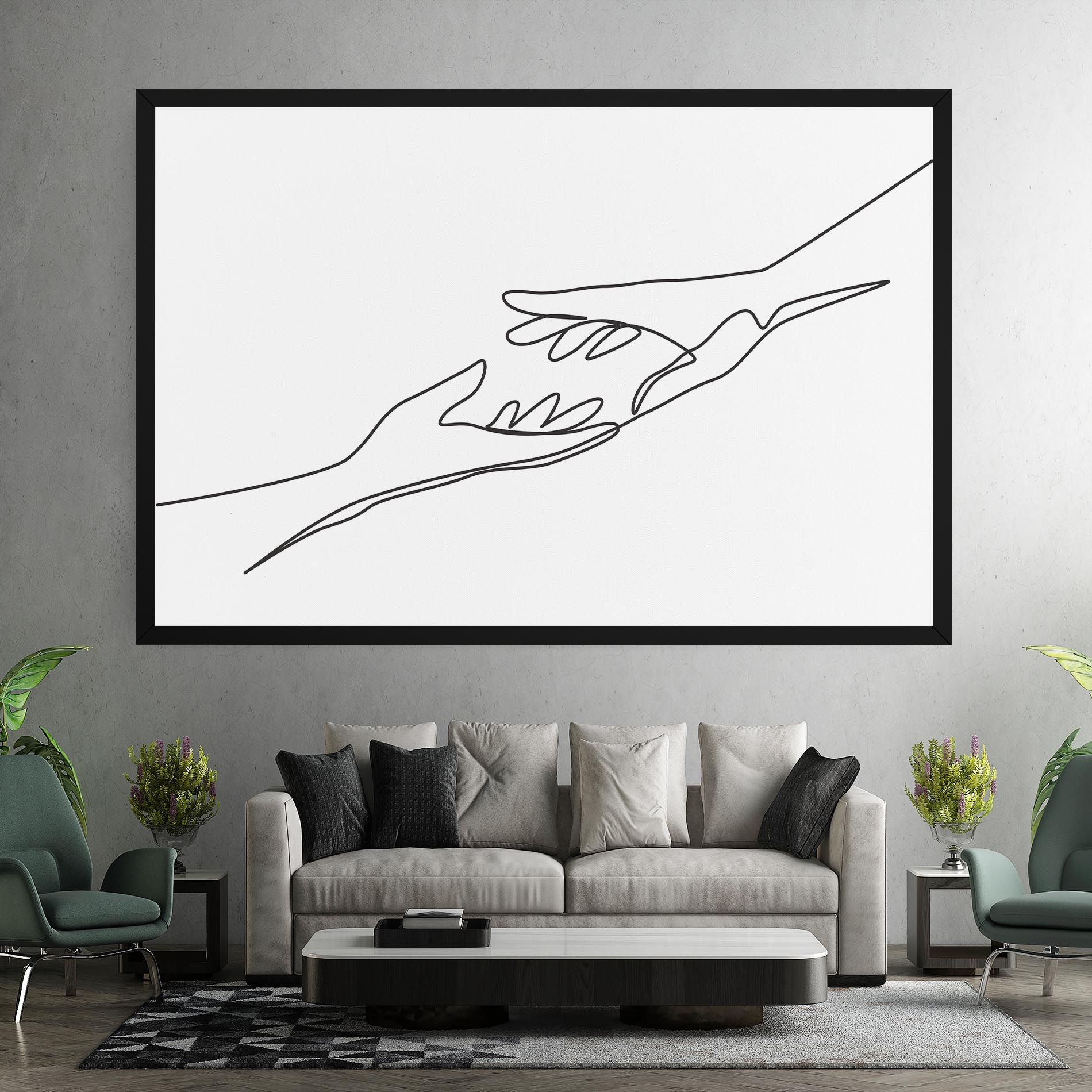Hands Reaching mockup 7