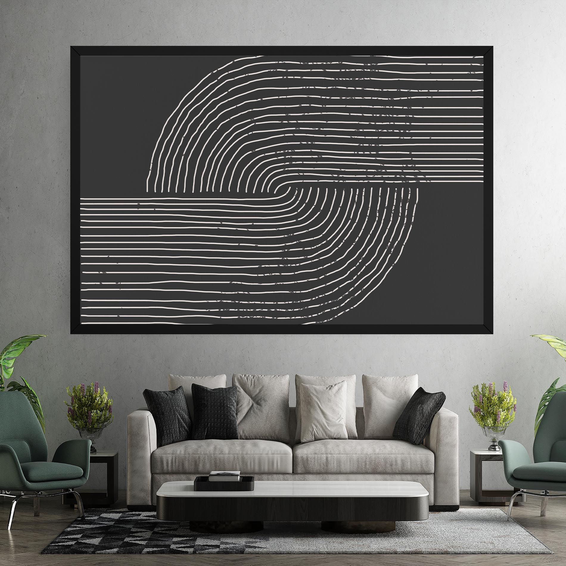 Minimalist Circle mockup 7