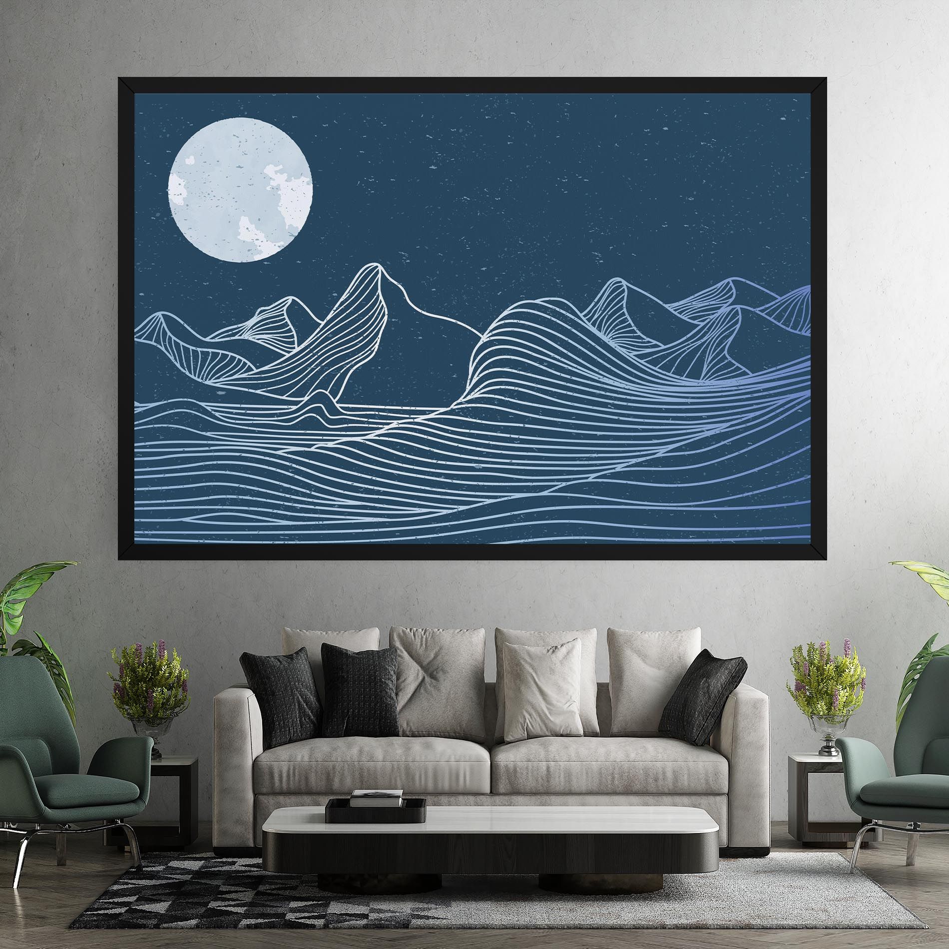 Ocean Blue Wave mockup 7