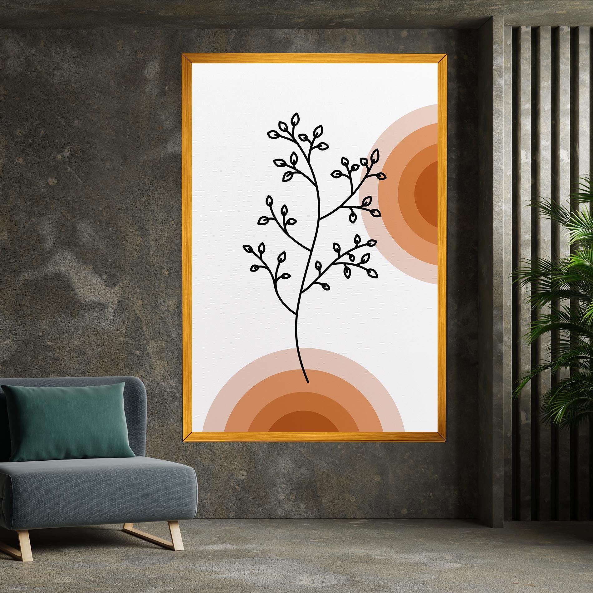 Plant Orange Circle mockup 7