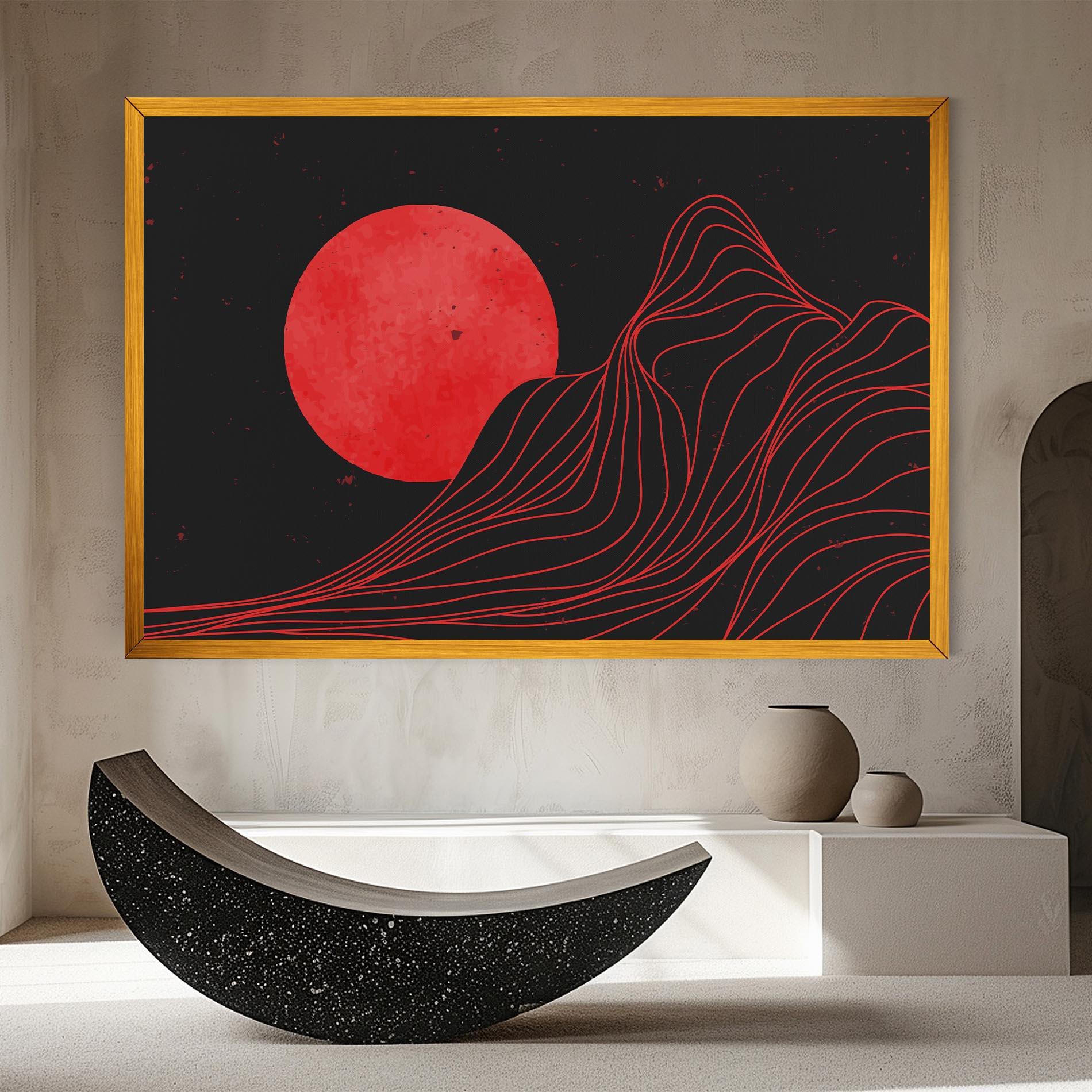 Vászonkép Bloody Moon mockup 8