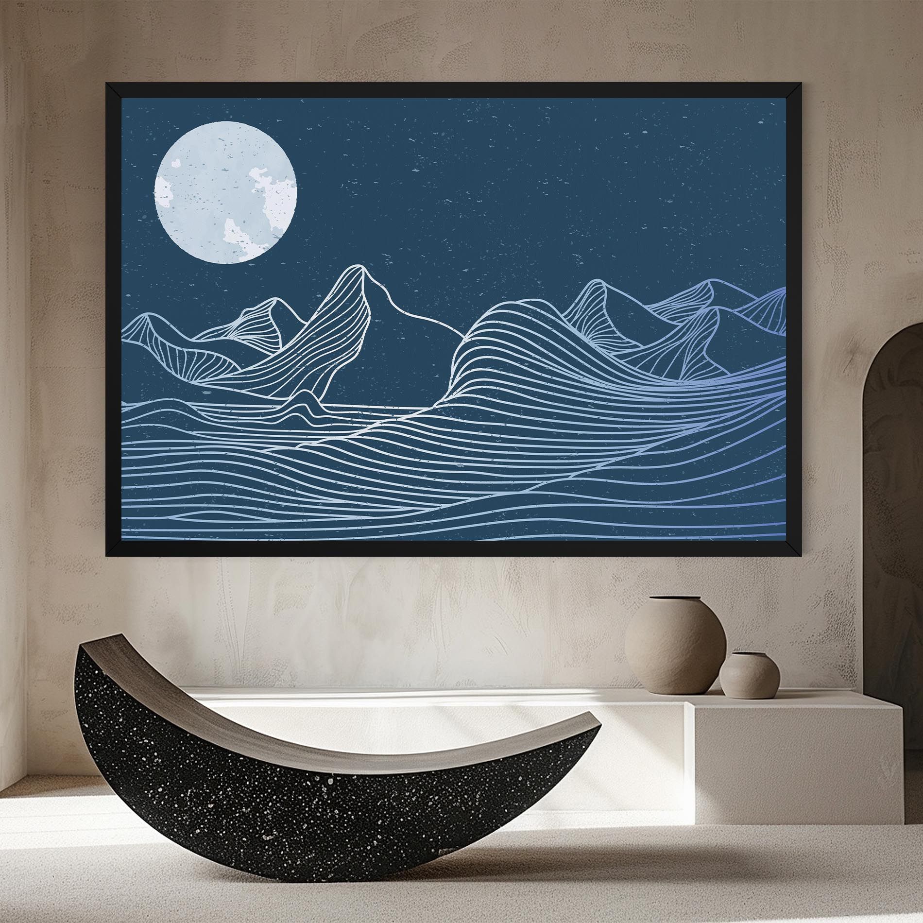 Ocean Blue Wave mockup 8