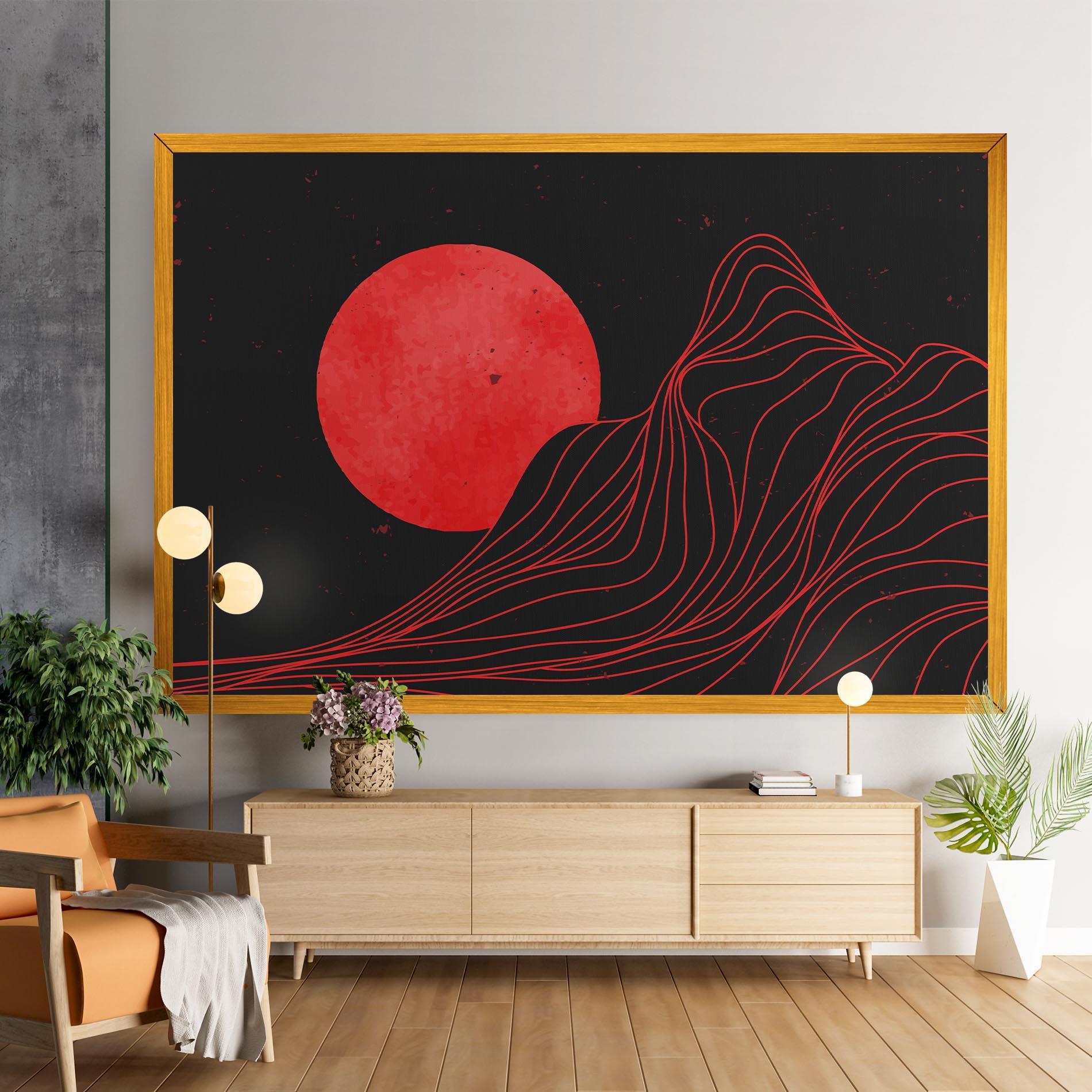 Vászonkép Bloody Moon mockup 9