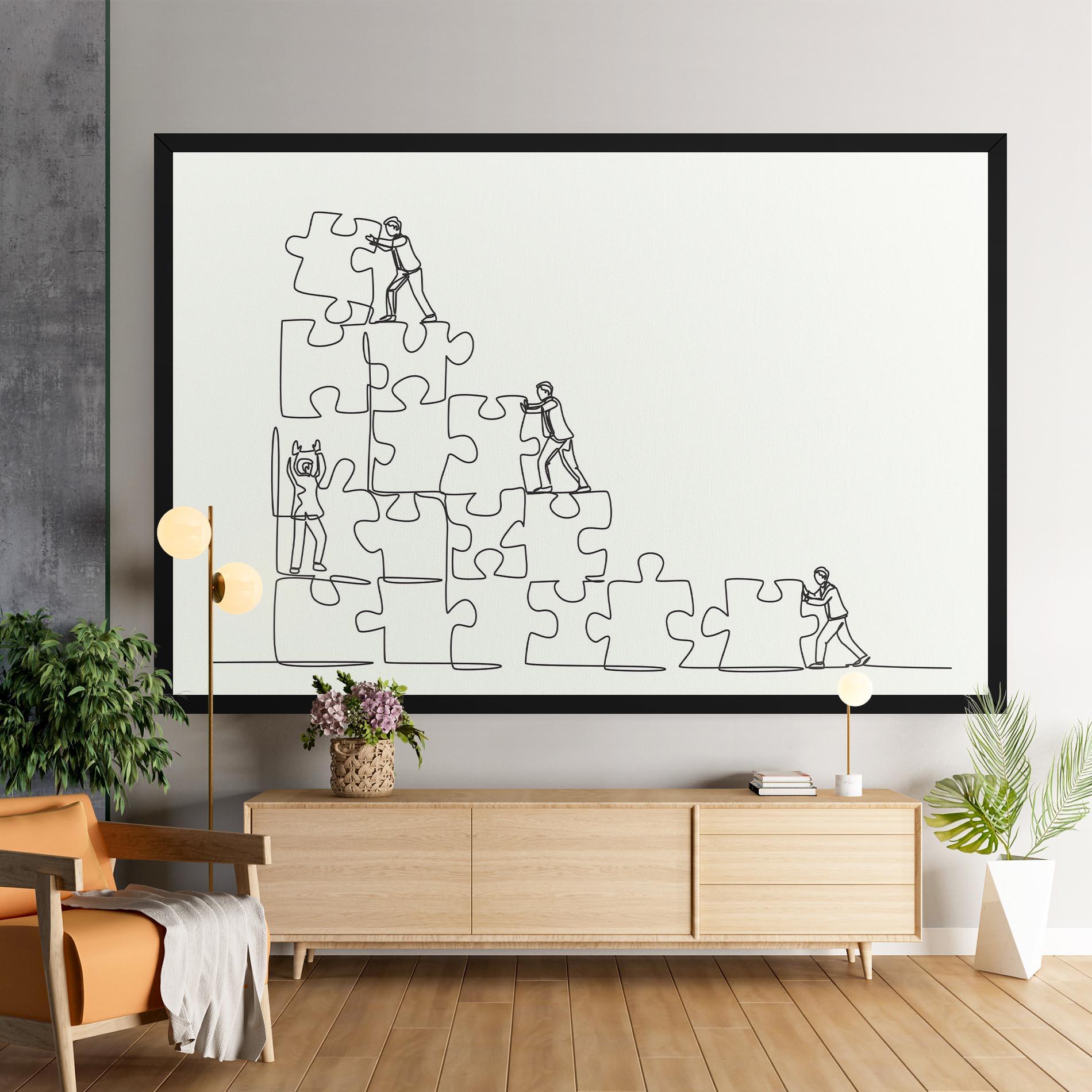 Vászonkép Businessman Up mockup 9