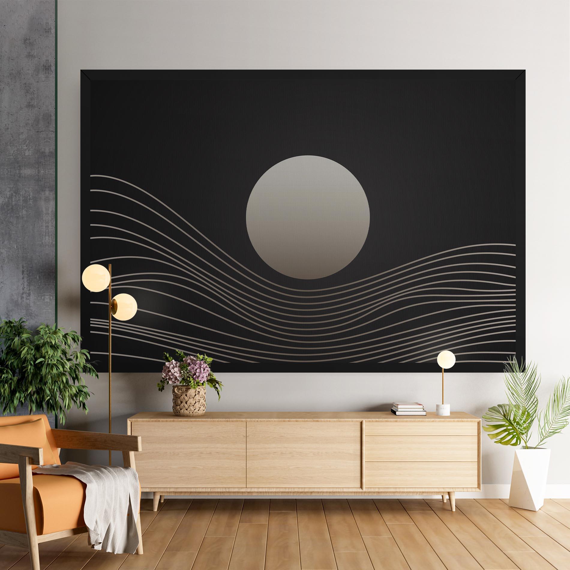 Vászonkép Grey Moon mockup 9