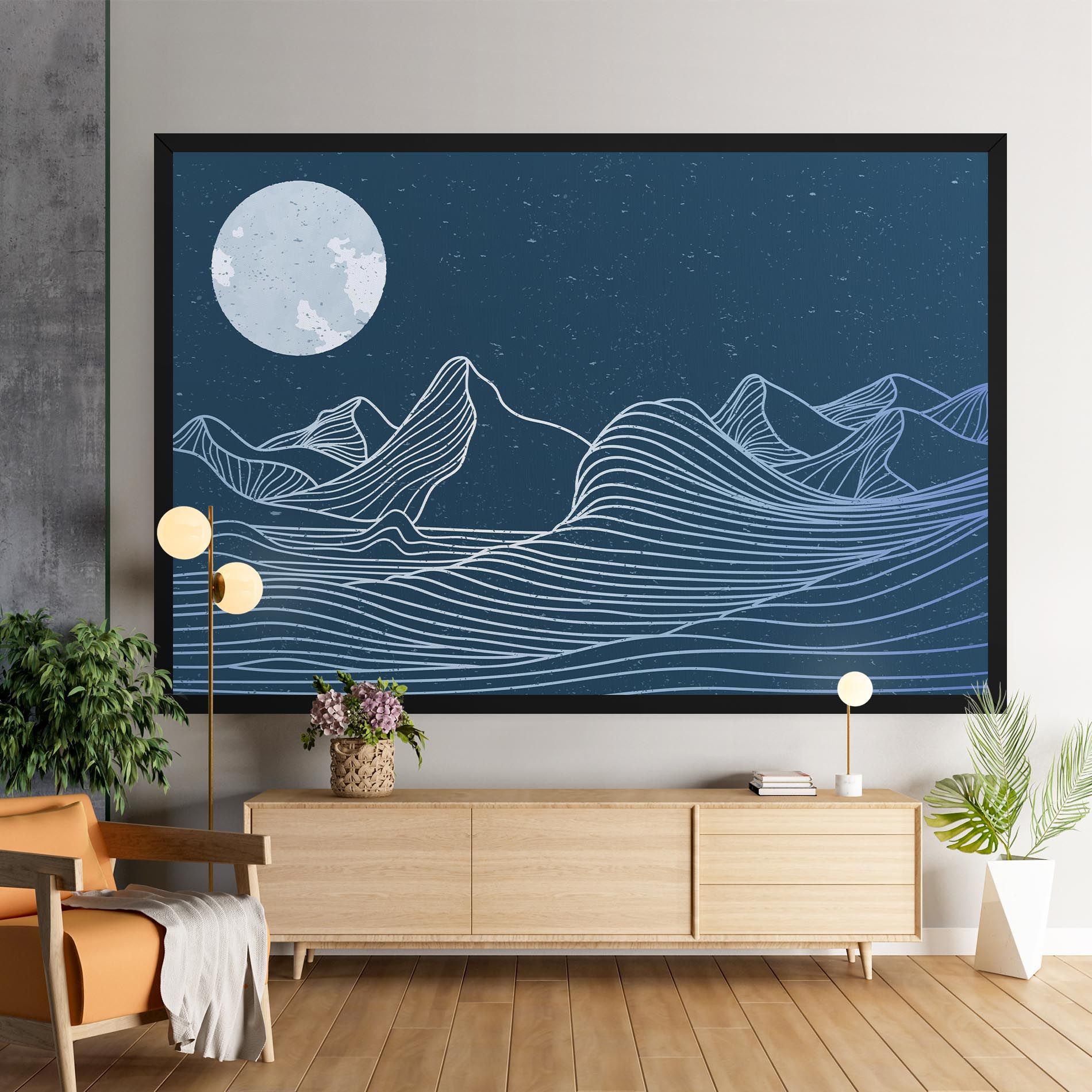Ocean Blue Wave mockup 9