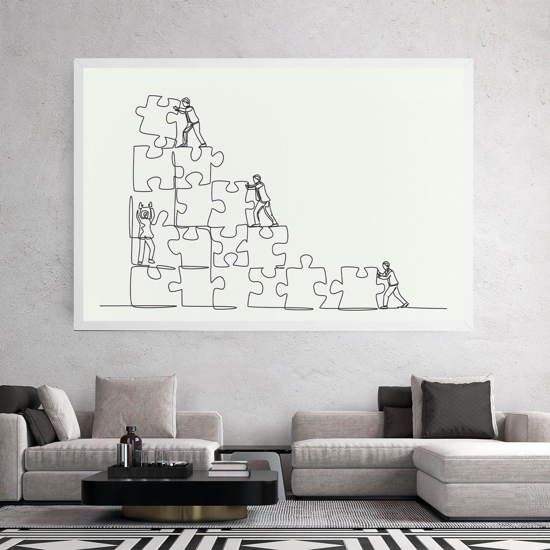 Vászonkép Businessman Up mockup 2