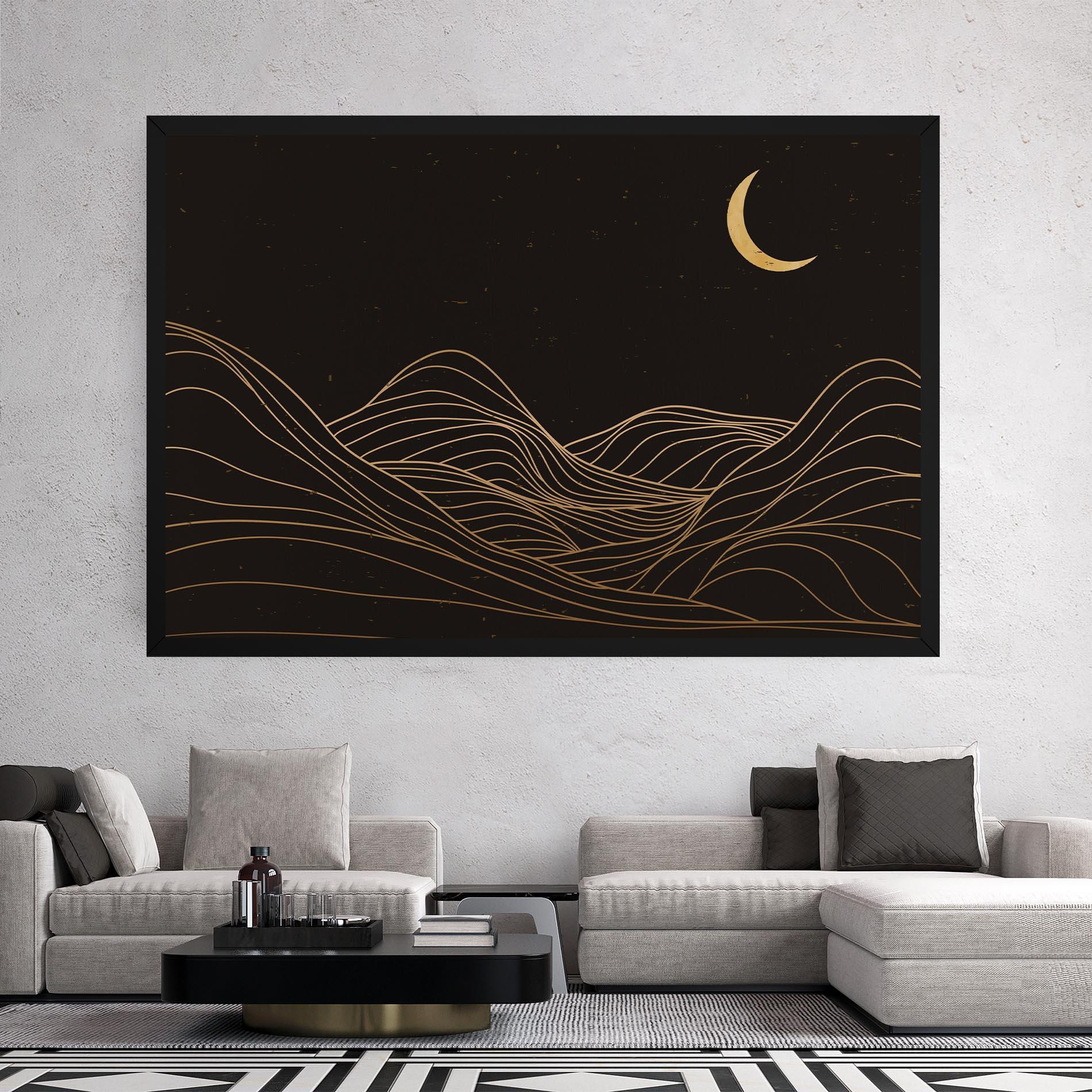 Vászonkép Pretty Moon mockup 2