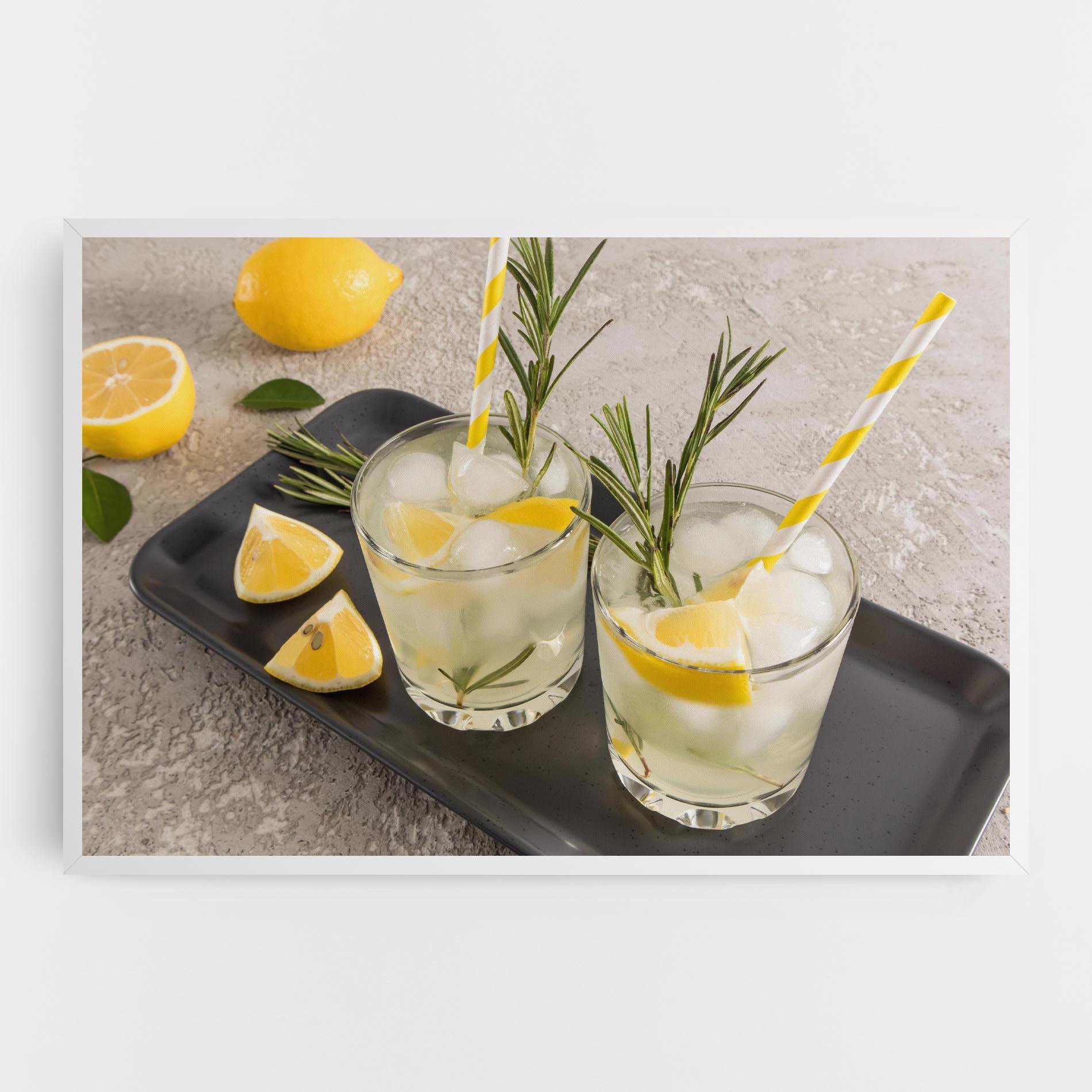 Vászonkép Fruit Vitamin Water mockup 0