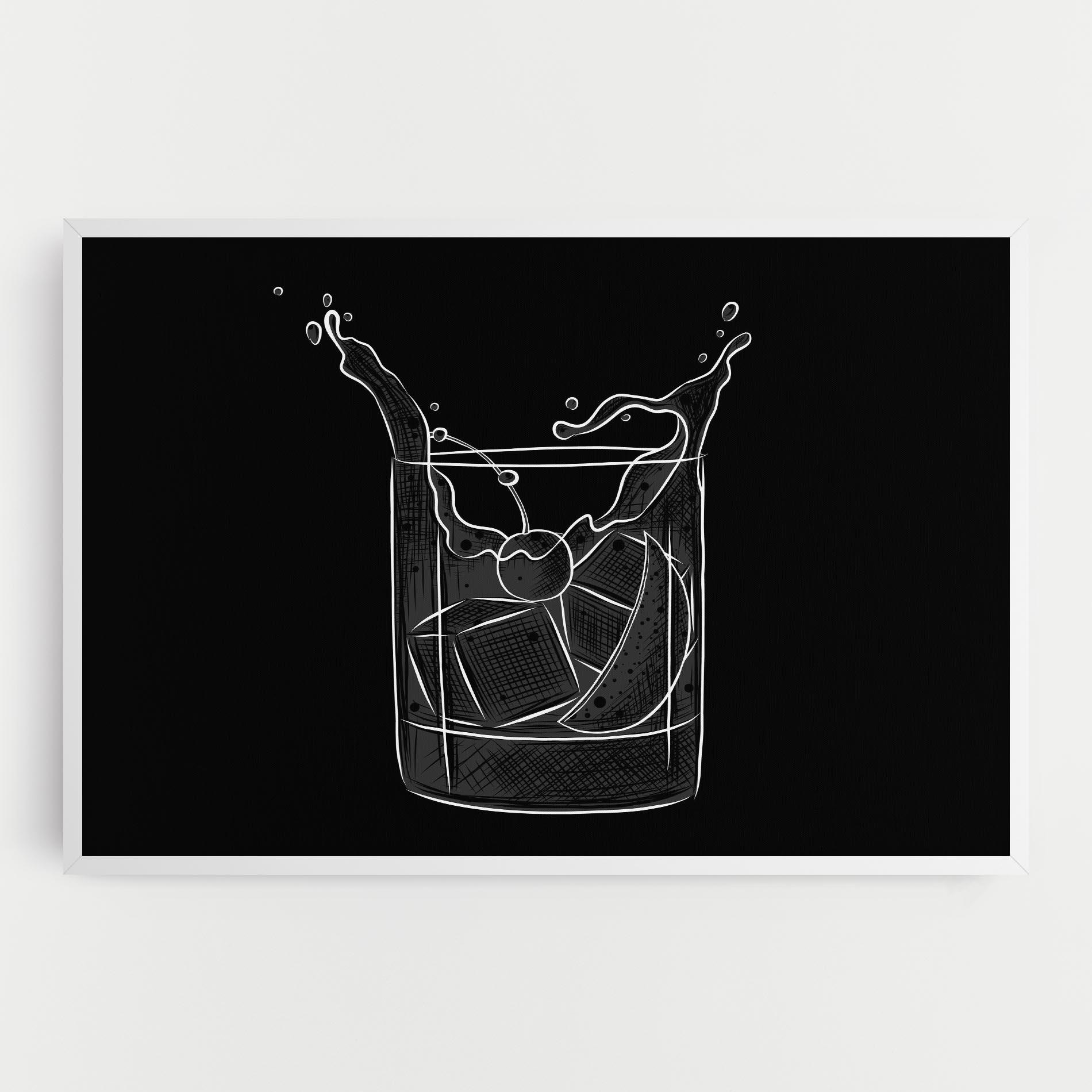 Vászonkép Lime Drink mockup 0