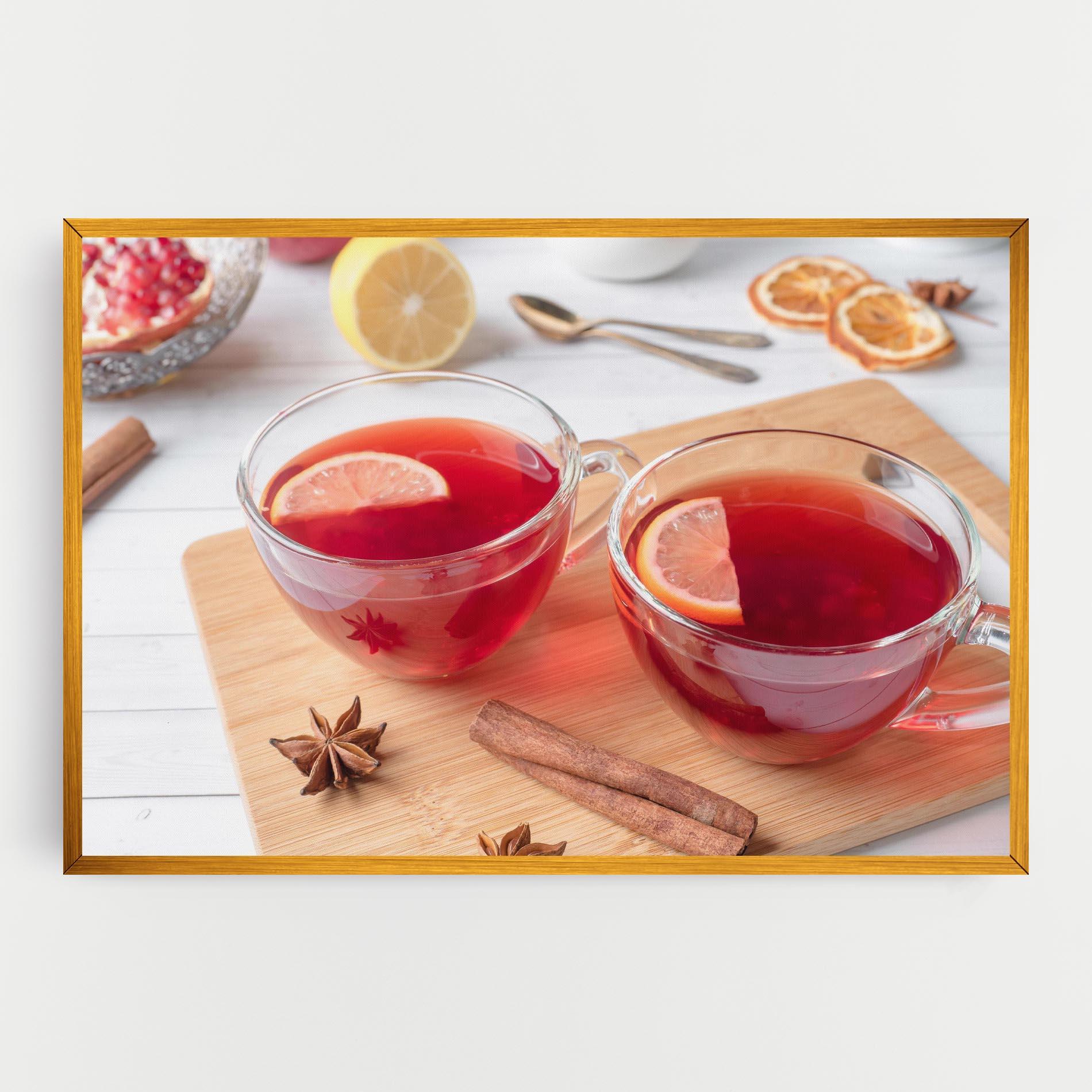 Vászonkép Pomegranate Lemon mockup 0