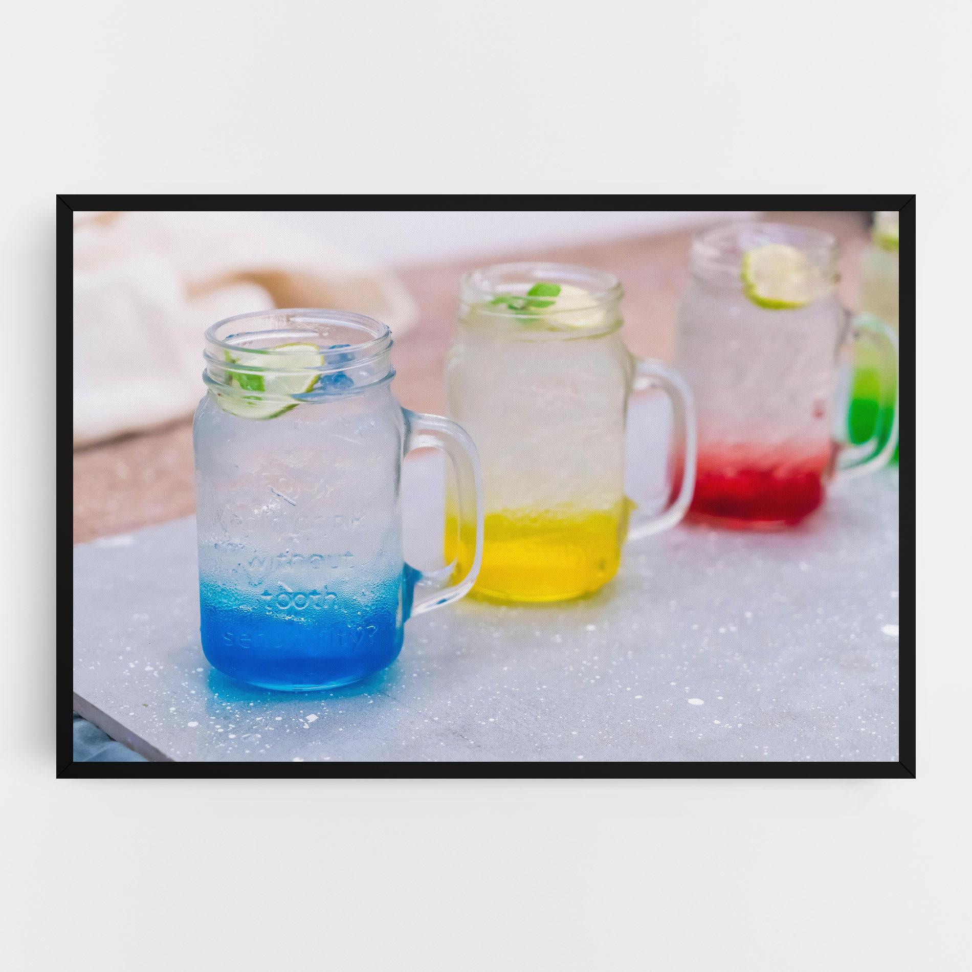 Vászonkép Colorful Italian Soda mockup 0