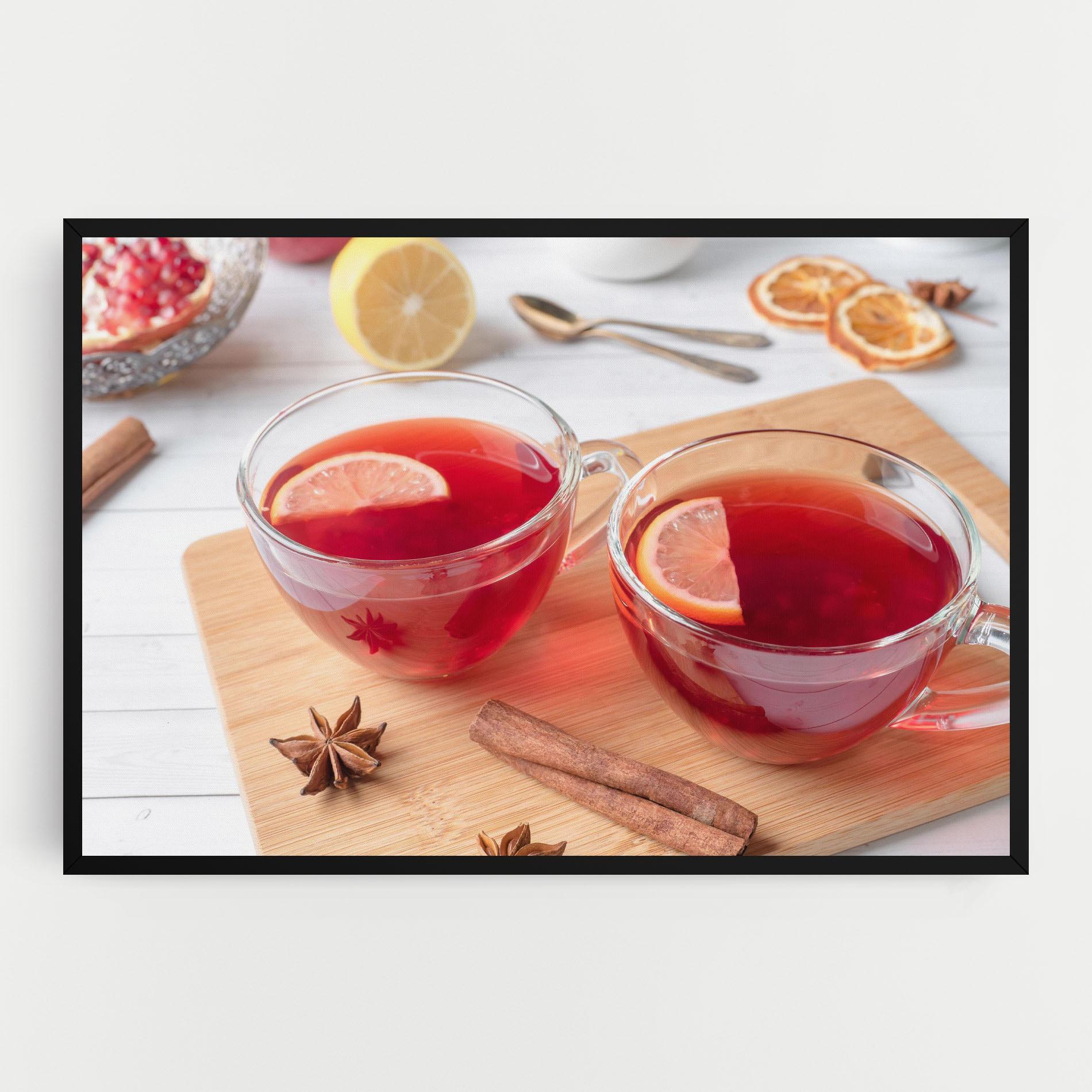 Vászonkép Pomegranate Lemon mockup 0