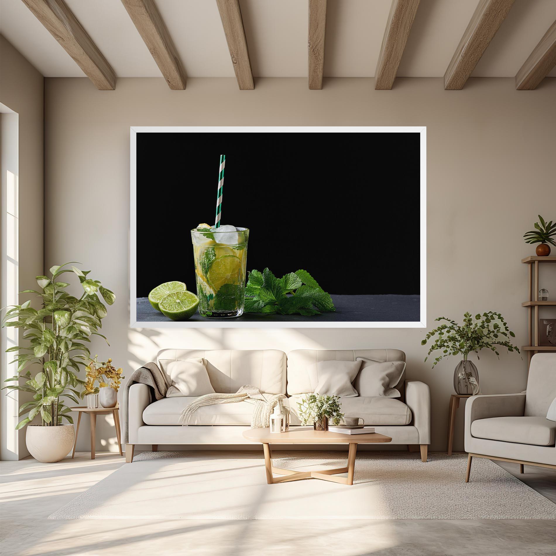 Vászonkép Refreshing Drink mockup 6