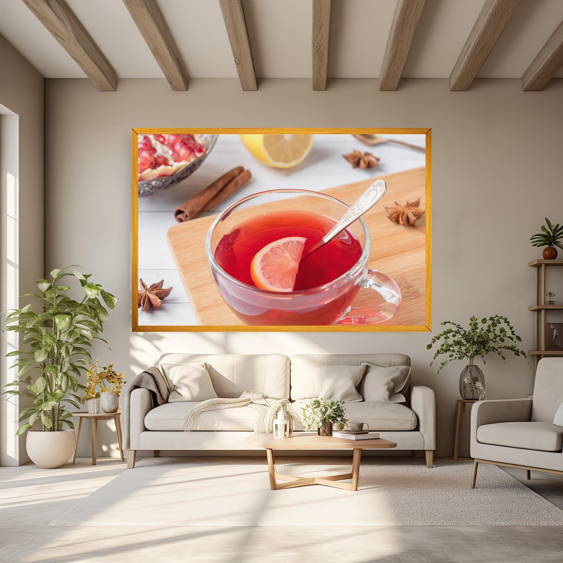 Vászonkép Homemade Lemonade mockup 6