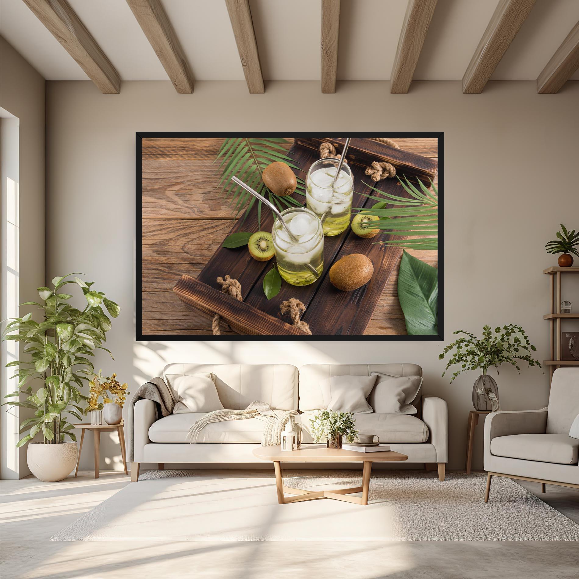 Vászonkép Kiwi Drinks mockup 6
