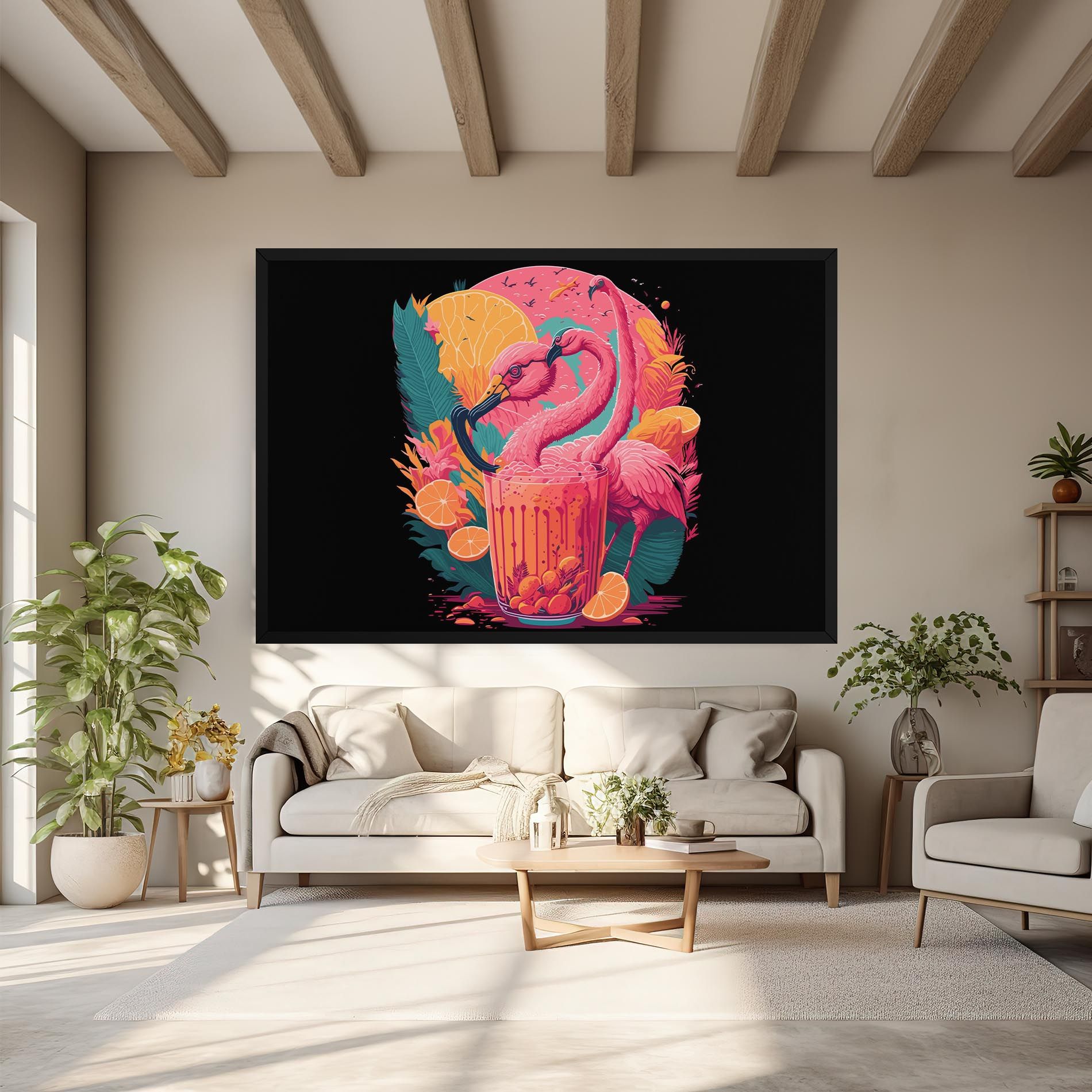 Pink Bird Drink mockup 6