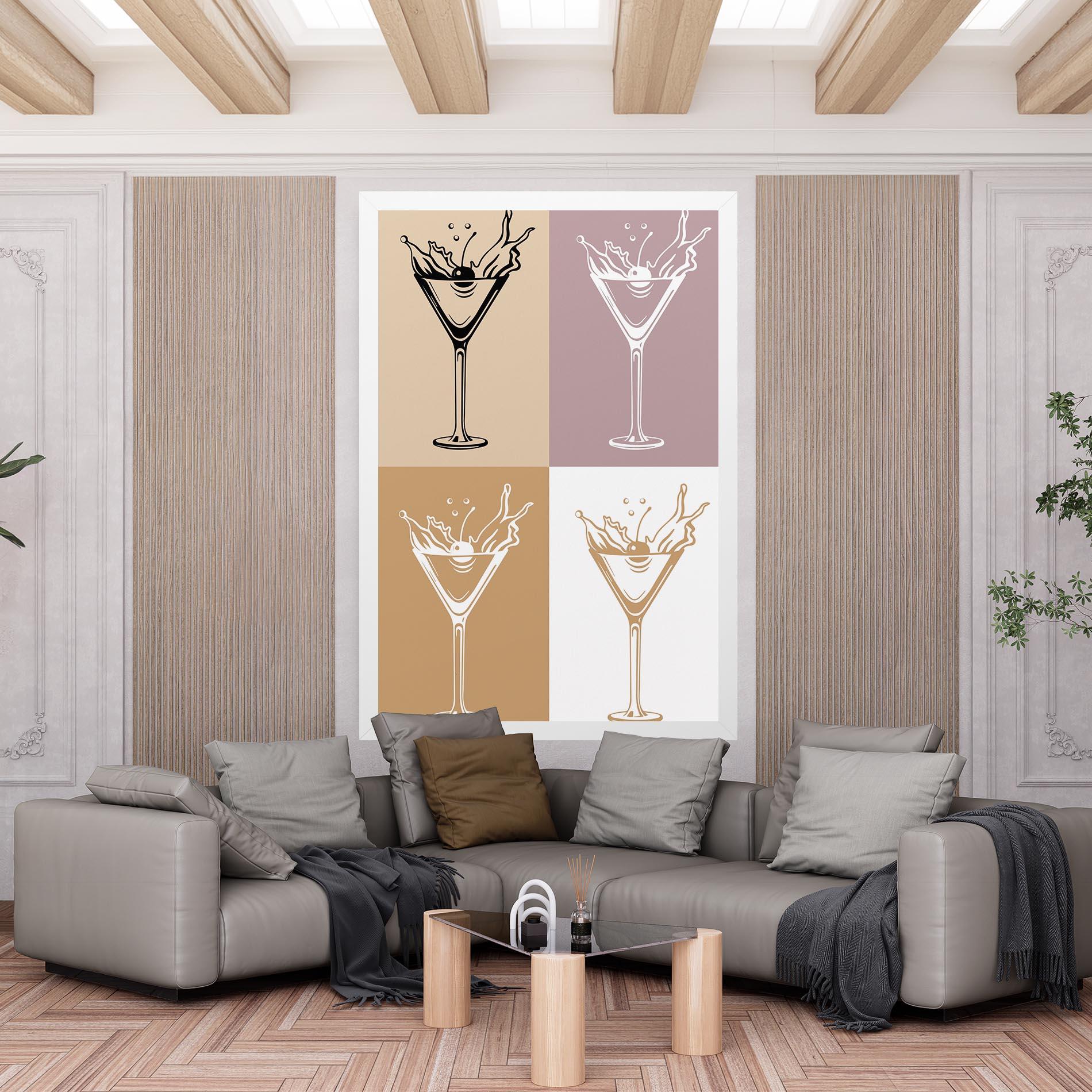 Vászonkép Drinks Mix mockup 6