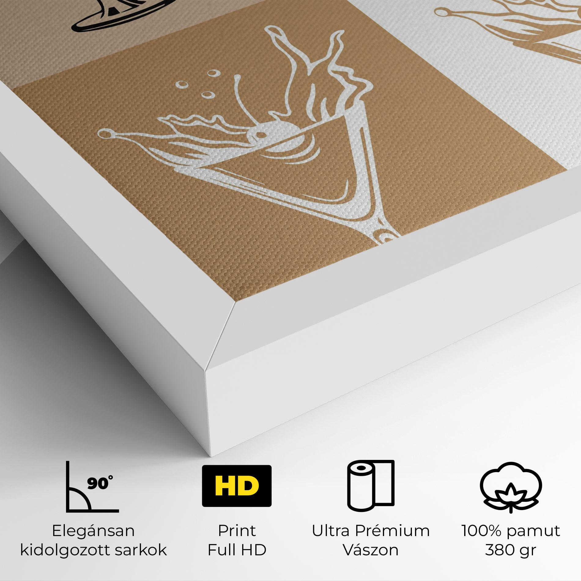 Vászonkép Drinks Mix mockup 4