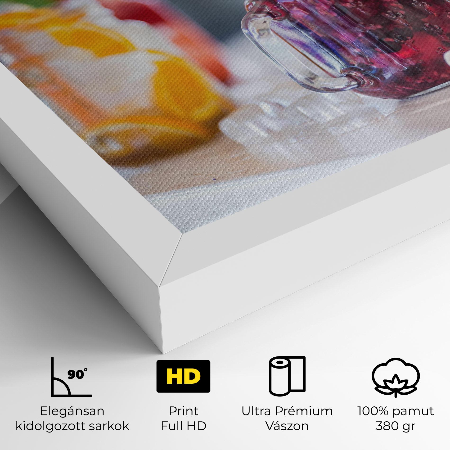 Vászonkép Orange Lime Lemonades mockup 4