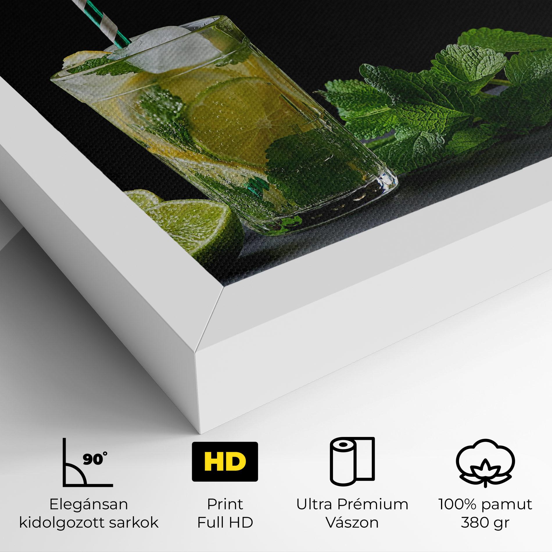 Vászonkép Refreshing Drink mockup 4