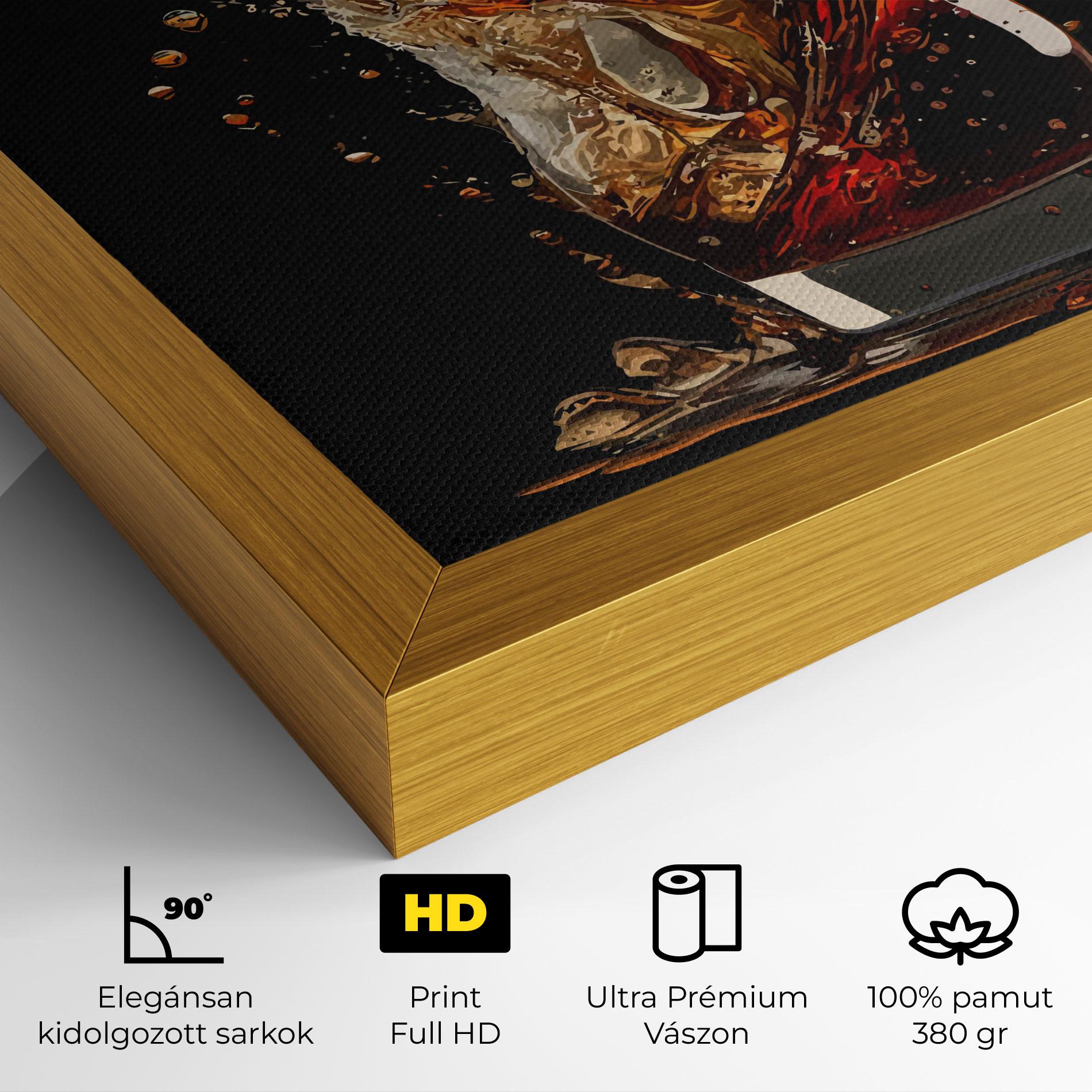 Vászonkép Cola Splash mockup 4