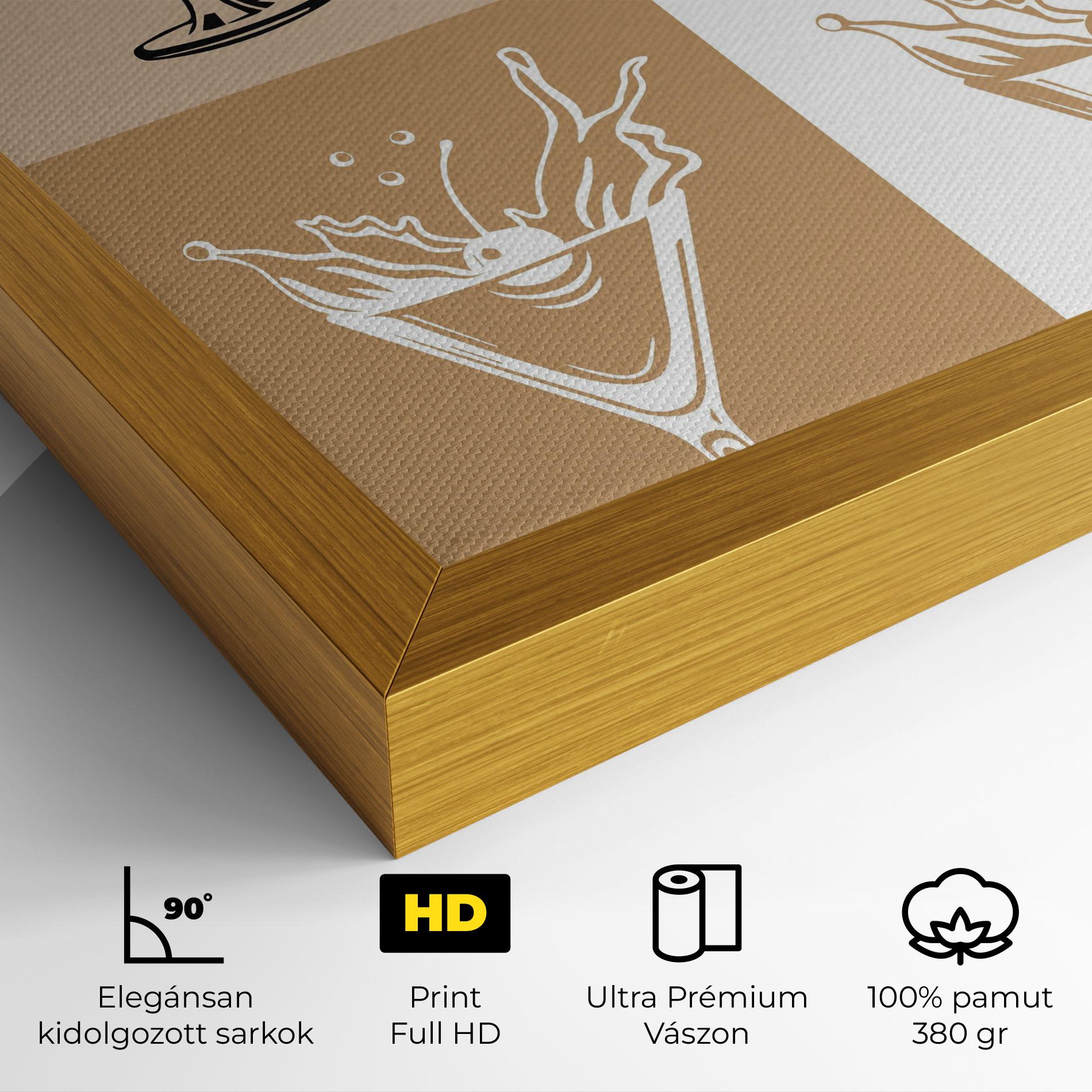 Vászonkép Drinks Mix mockup 4