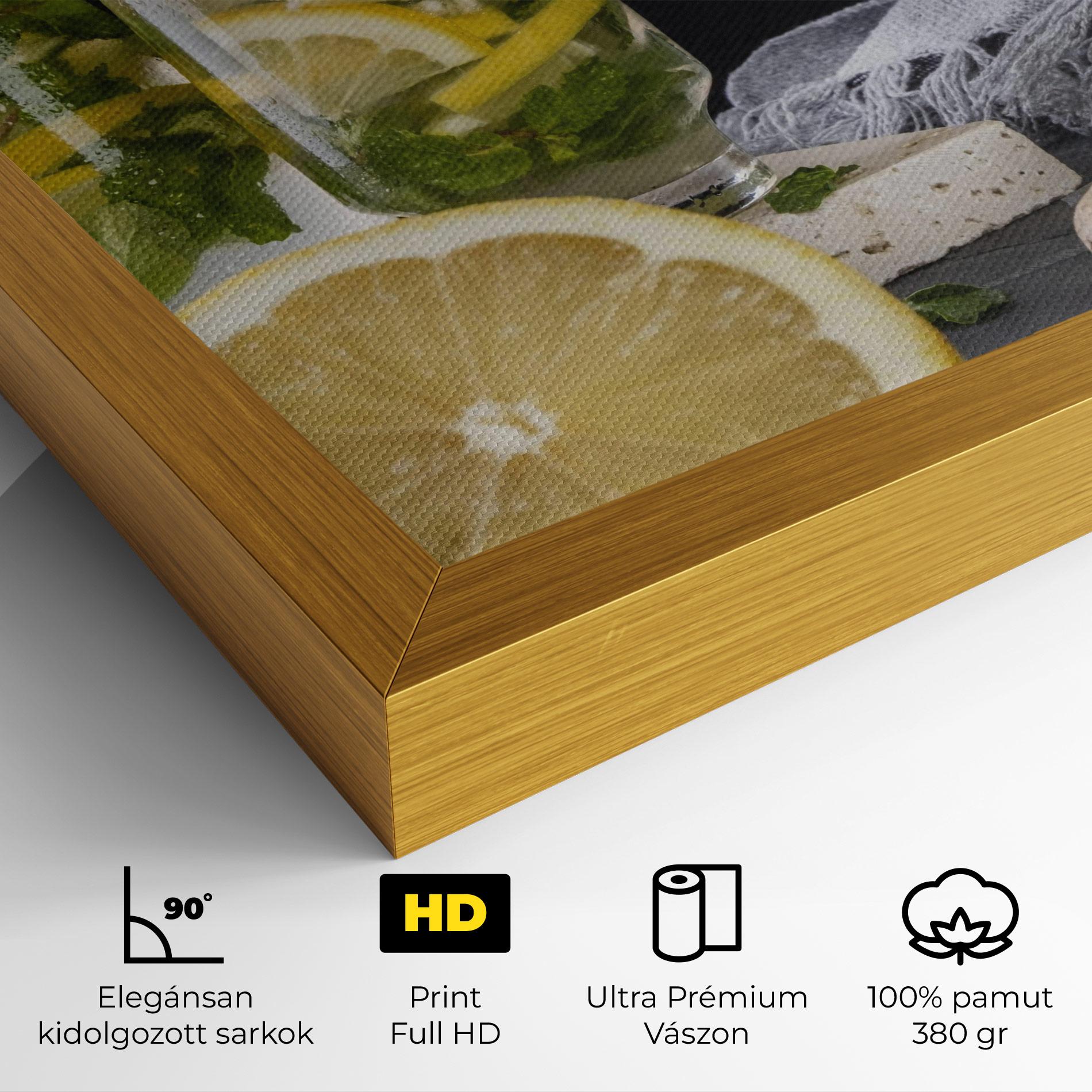 Vászonkép Ginger Lemonade mockup 4