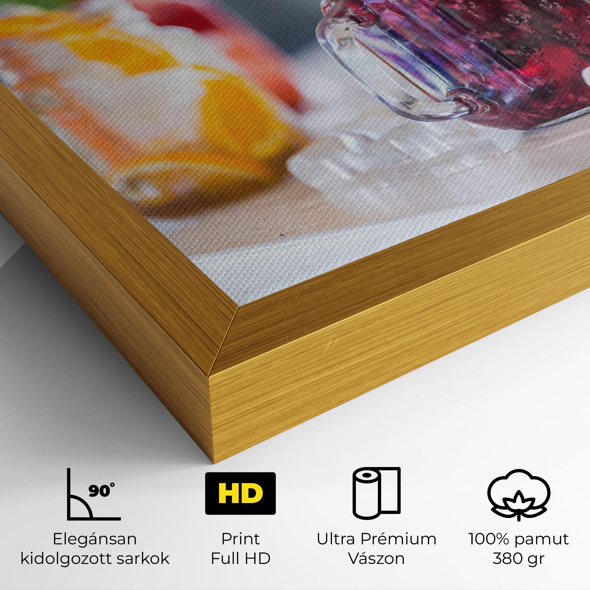 Vászonkép Orange Lime Lemonades mockup 4