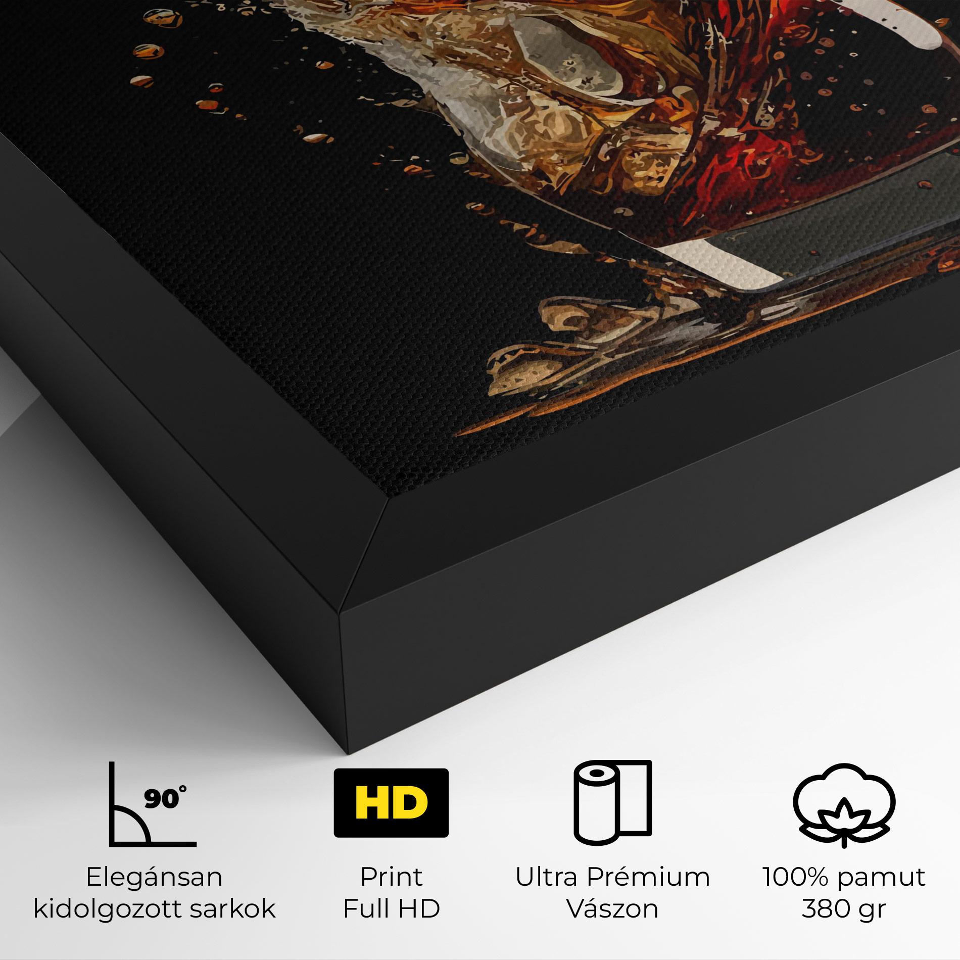 Vászonkép Cola Splash mockup 4