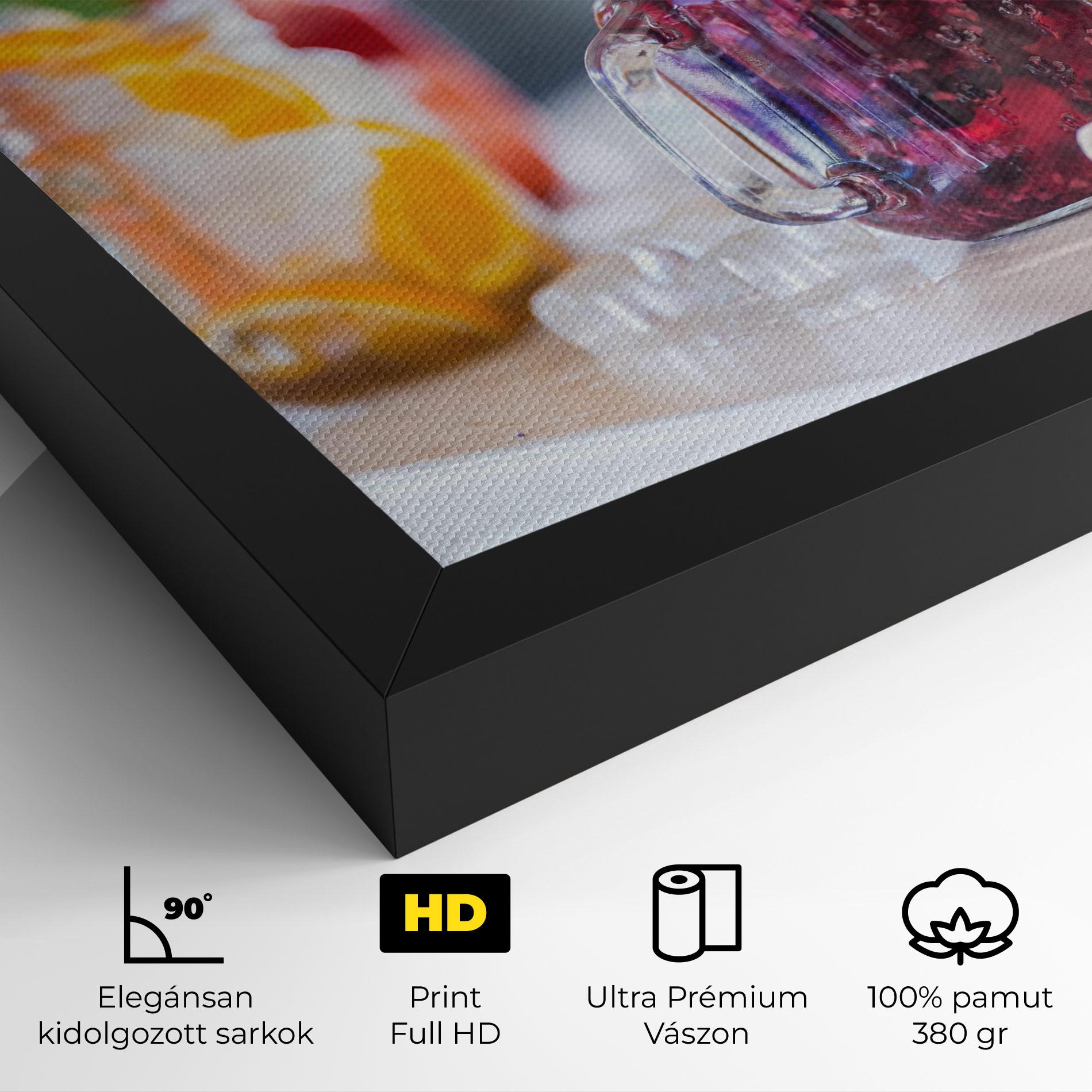 Vászonkép Orange Lime Lemonades mockup 4