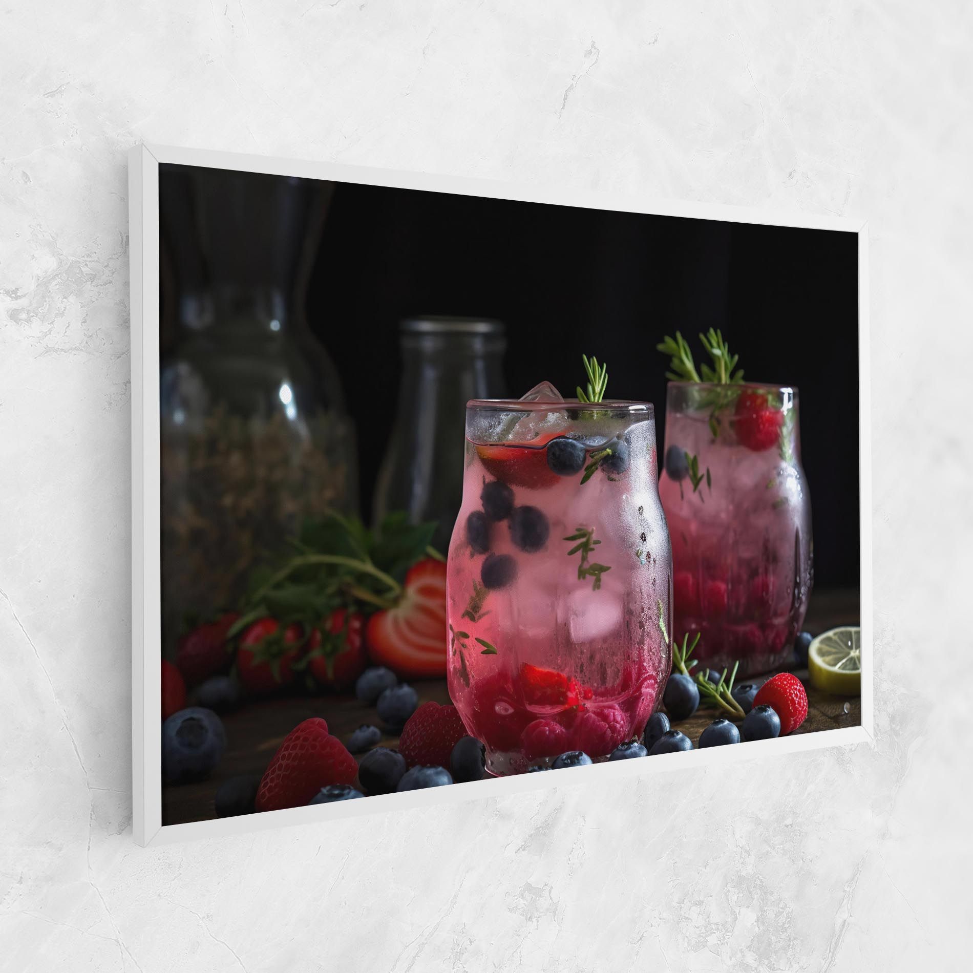 Berry Ice Drink mockup 1
