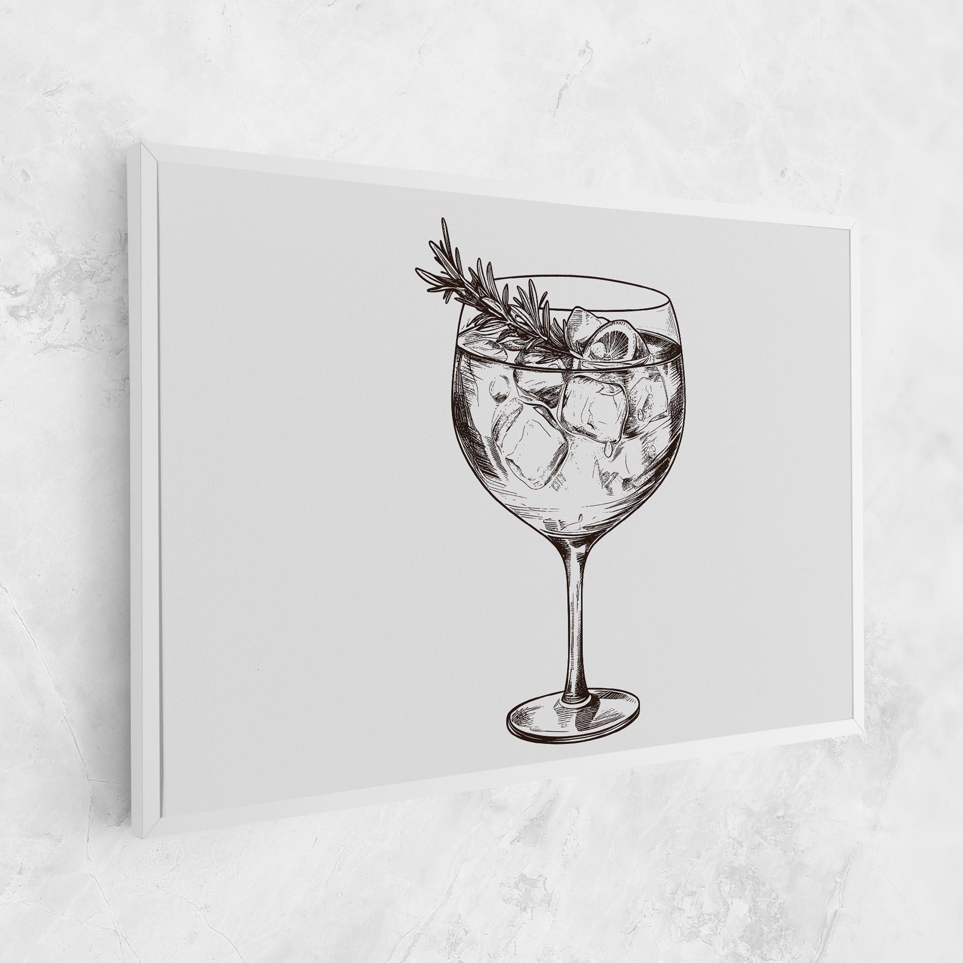 Vászonkép Gintonic mockup 1