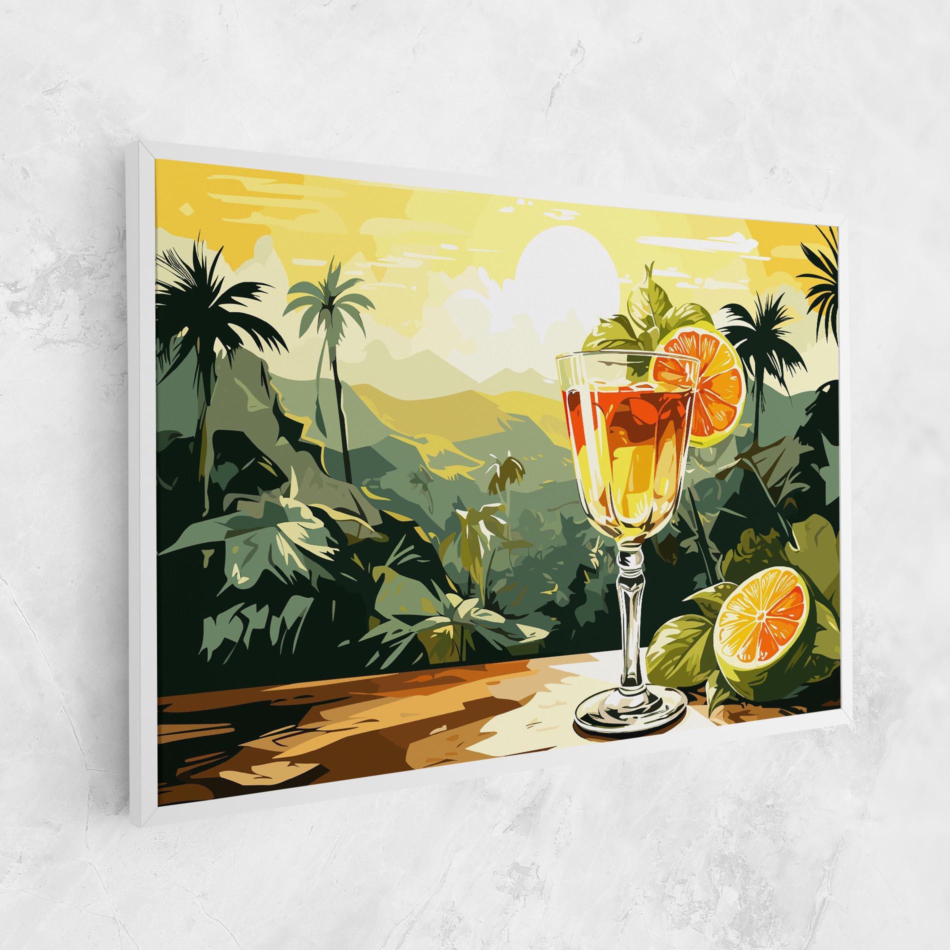 Vászonkép Orange Drink mockup 1