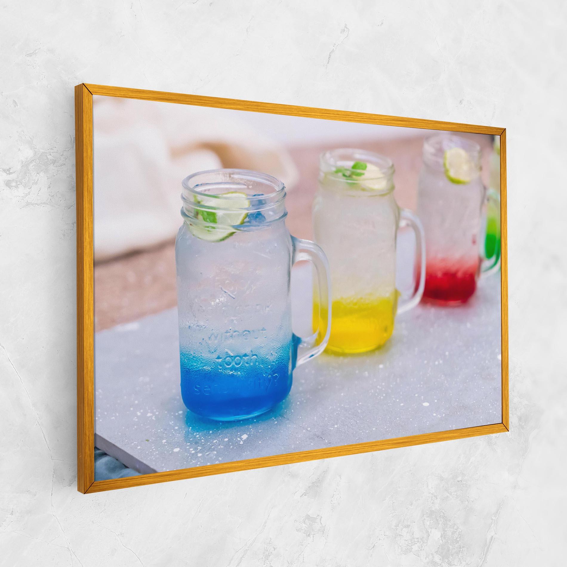 Vászonkép Colorful Italian Soda mockup 1