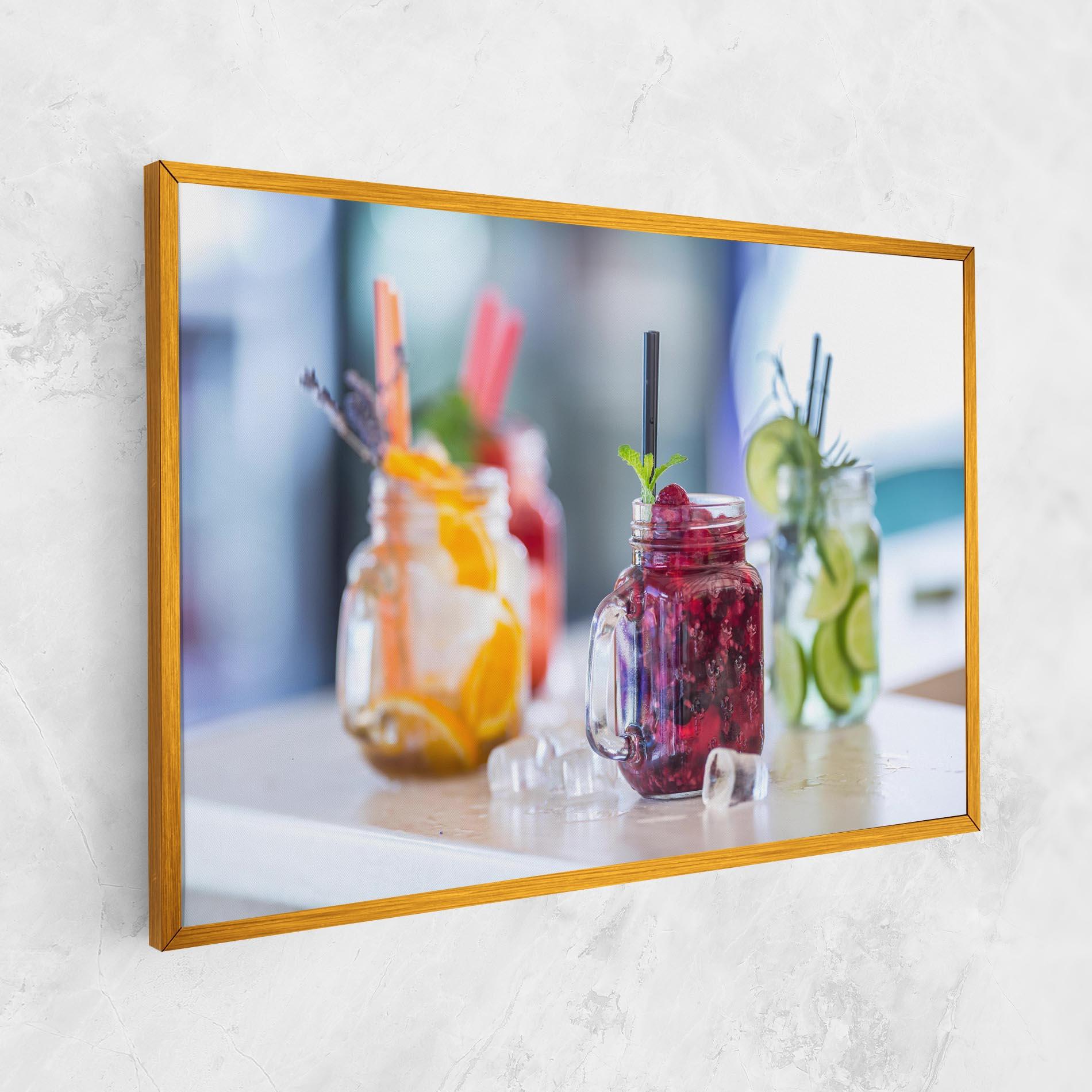 Vászonkép Orange Lime Lemonades mockup 1